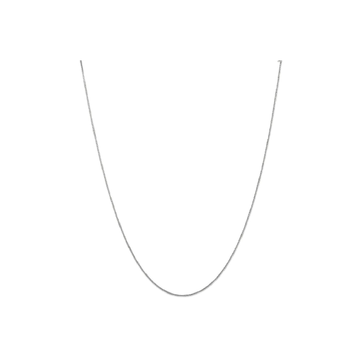 IceCarats 14k White Gold .70mm Ropa Chain Rope