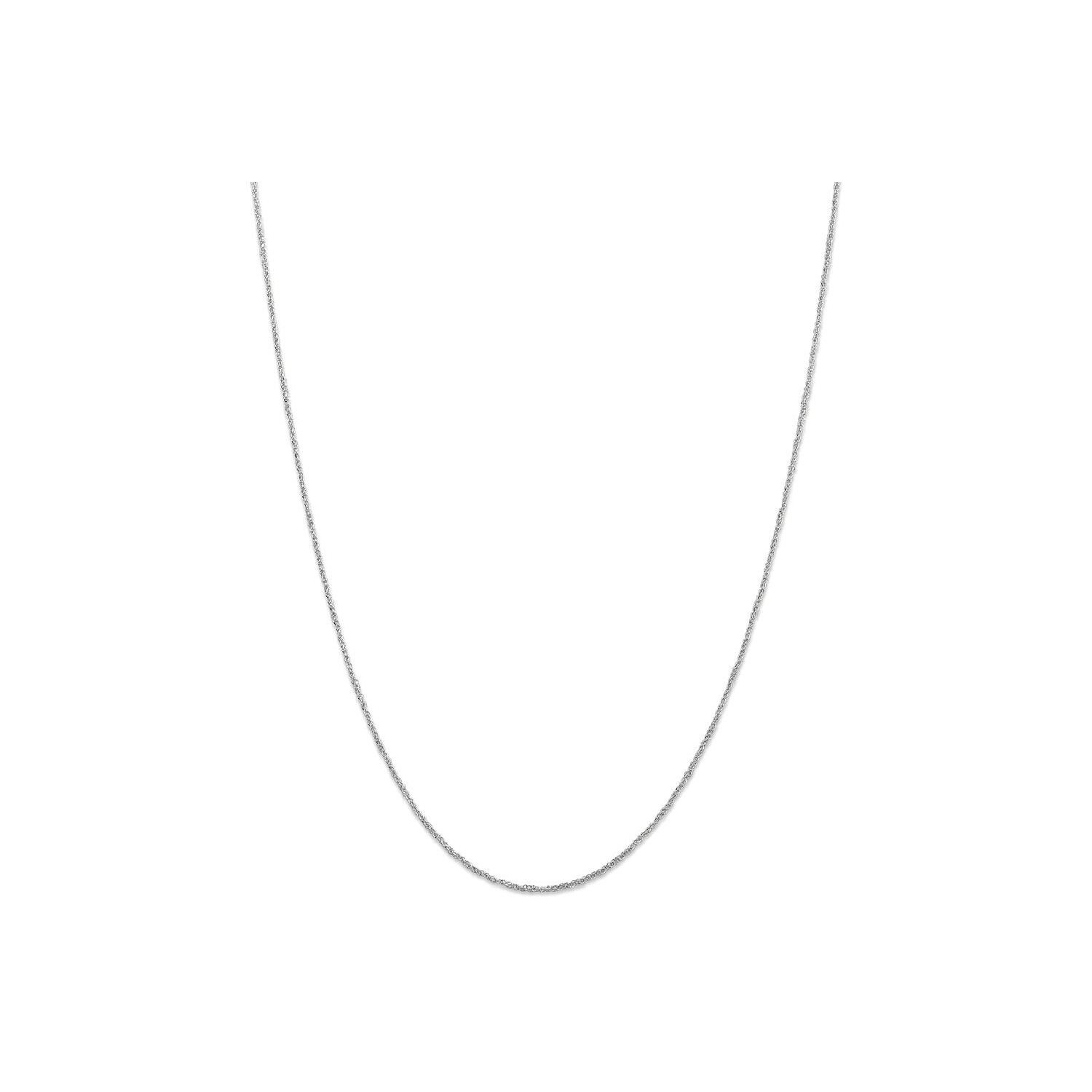 IceCarats 14k White Gold 1.1mm Ropa Chain Rope