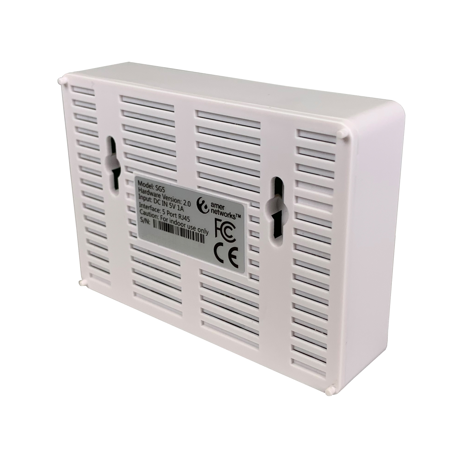 Amer Networks 5 Port 10/100/1000Mbps Unmanaged Network Switch - SG5