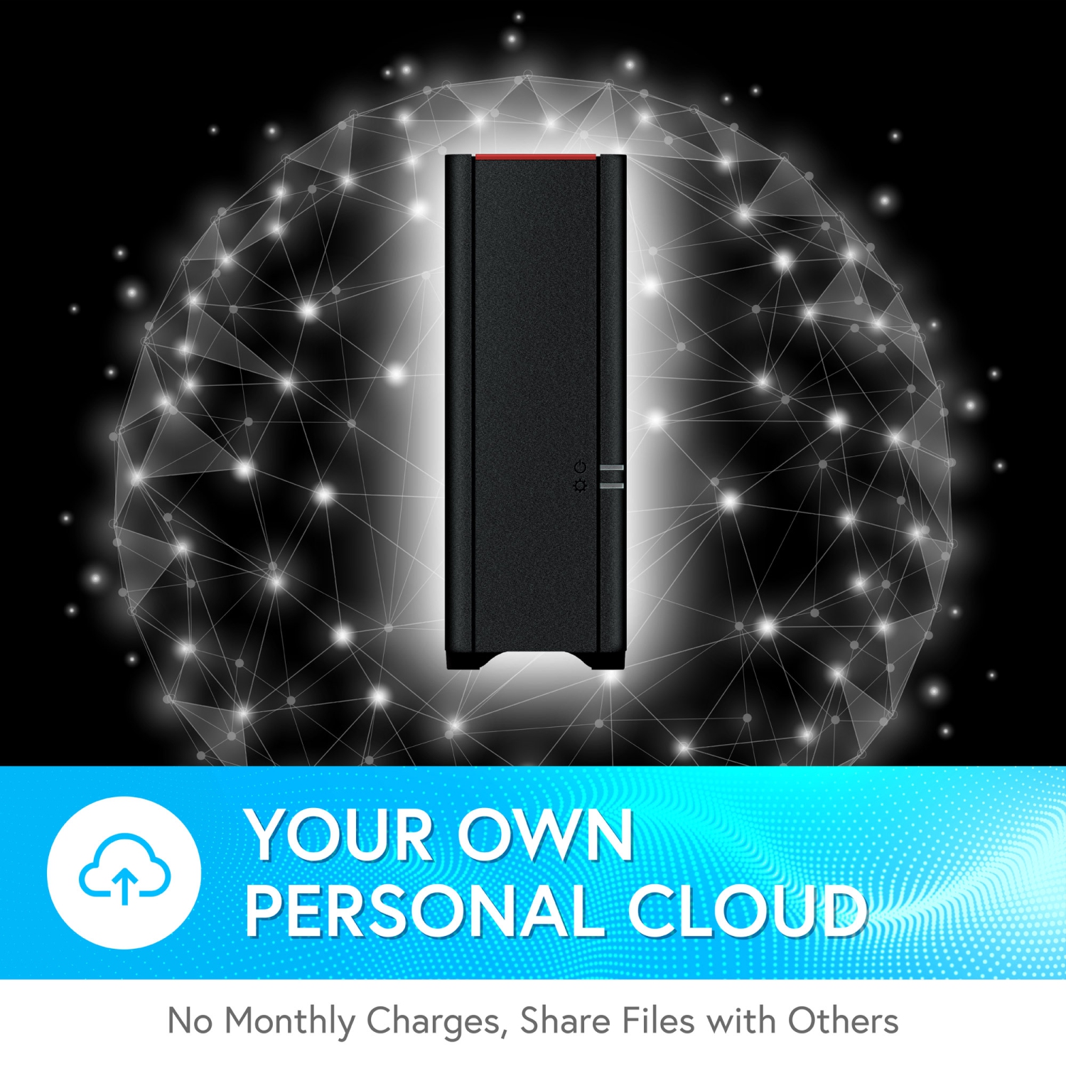 BUFFALO LinkStation 220 4TB NAS Home Office Private Cloud Data Storage with HDD Hard Drives Included/Computer Network Attached Storage/NAS