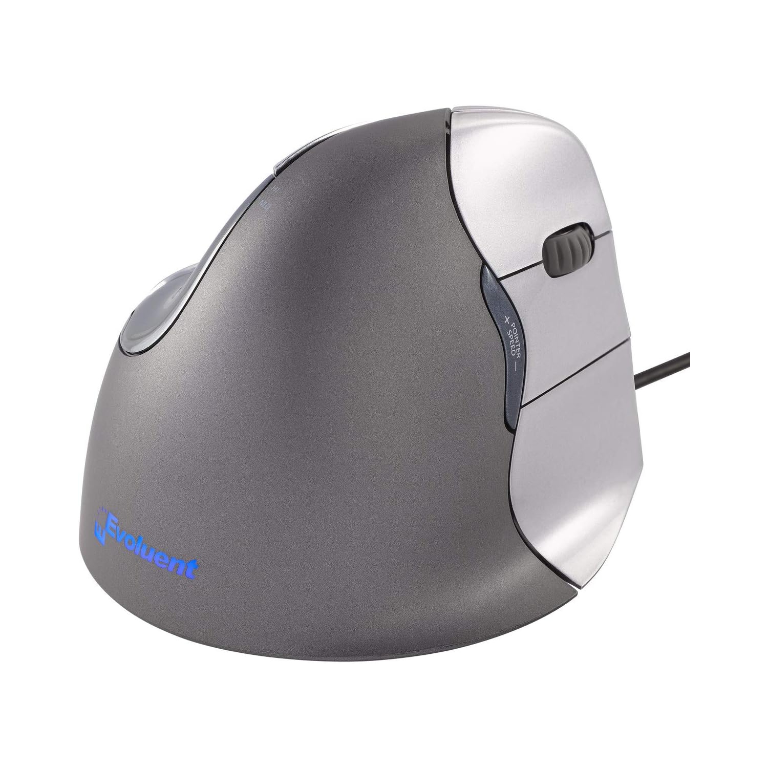 Evoluent Right-Handed USB-A Vertical Mouse - Dark Grey -