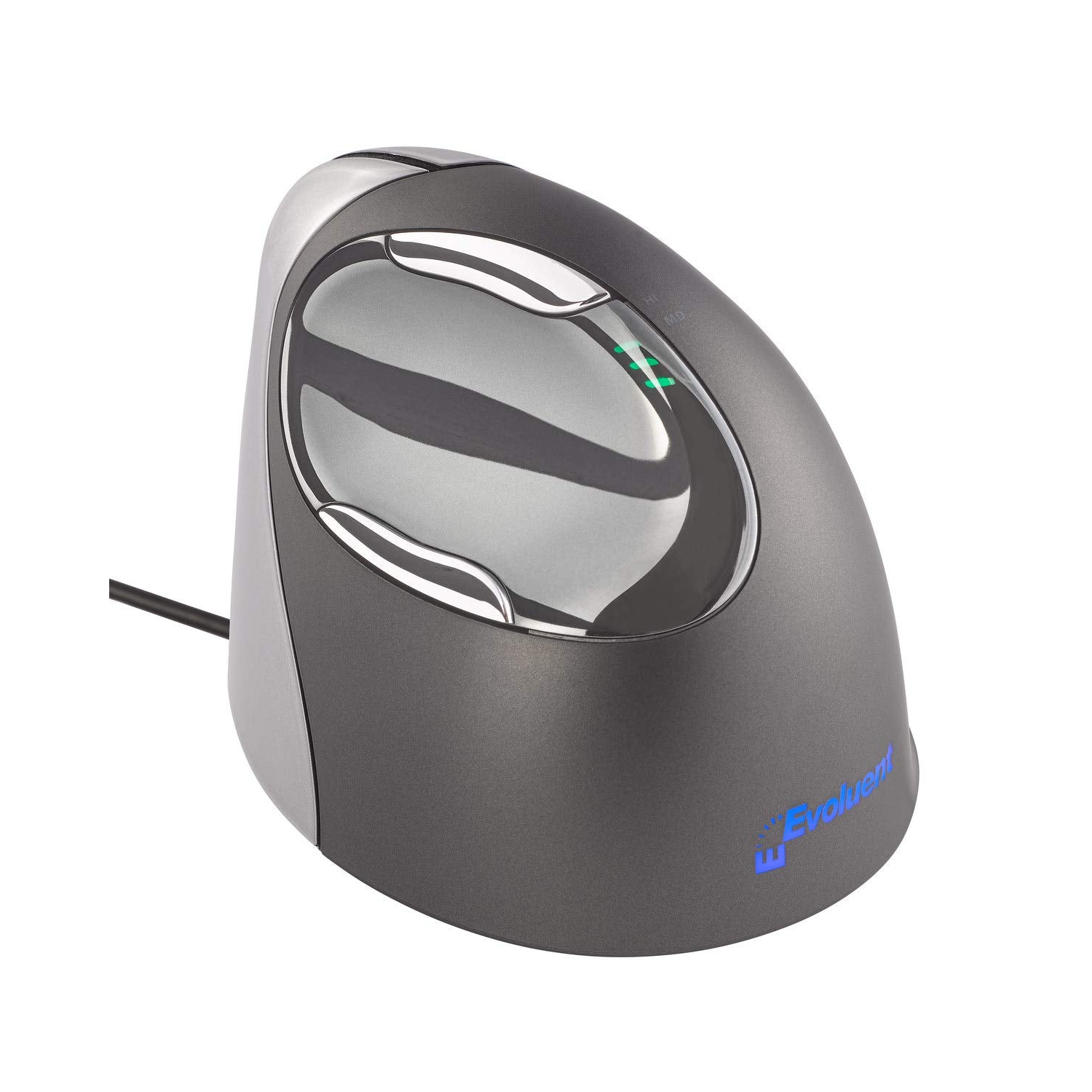 Evoluent Right-Handed USB-A Vertical Mouse - Dark Grey -