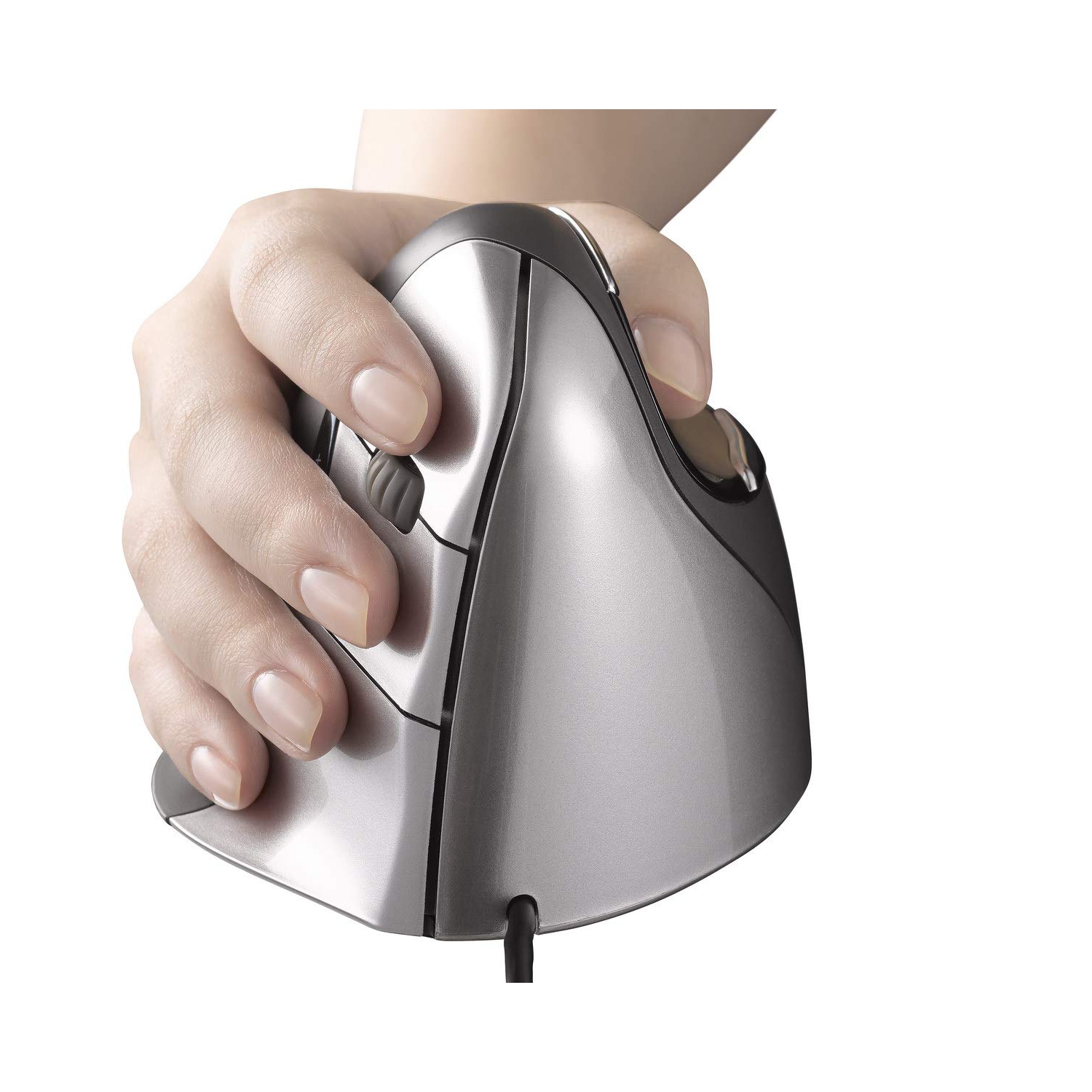 Evoluent Right-Handed USB-A Vertical Mouse - Dark Grey -