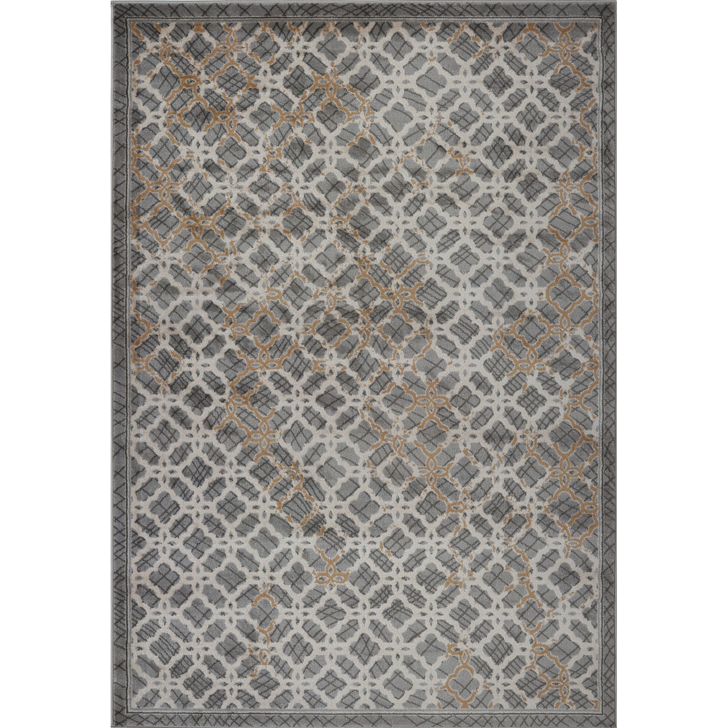 LA Dole Lonsdale 5'2" x 7' Rectangle Area Rug - Grey