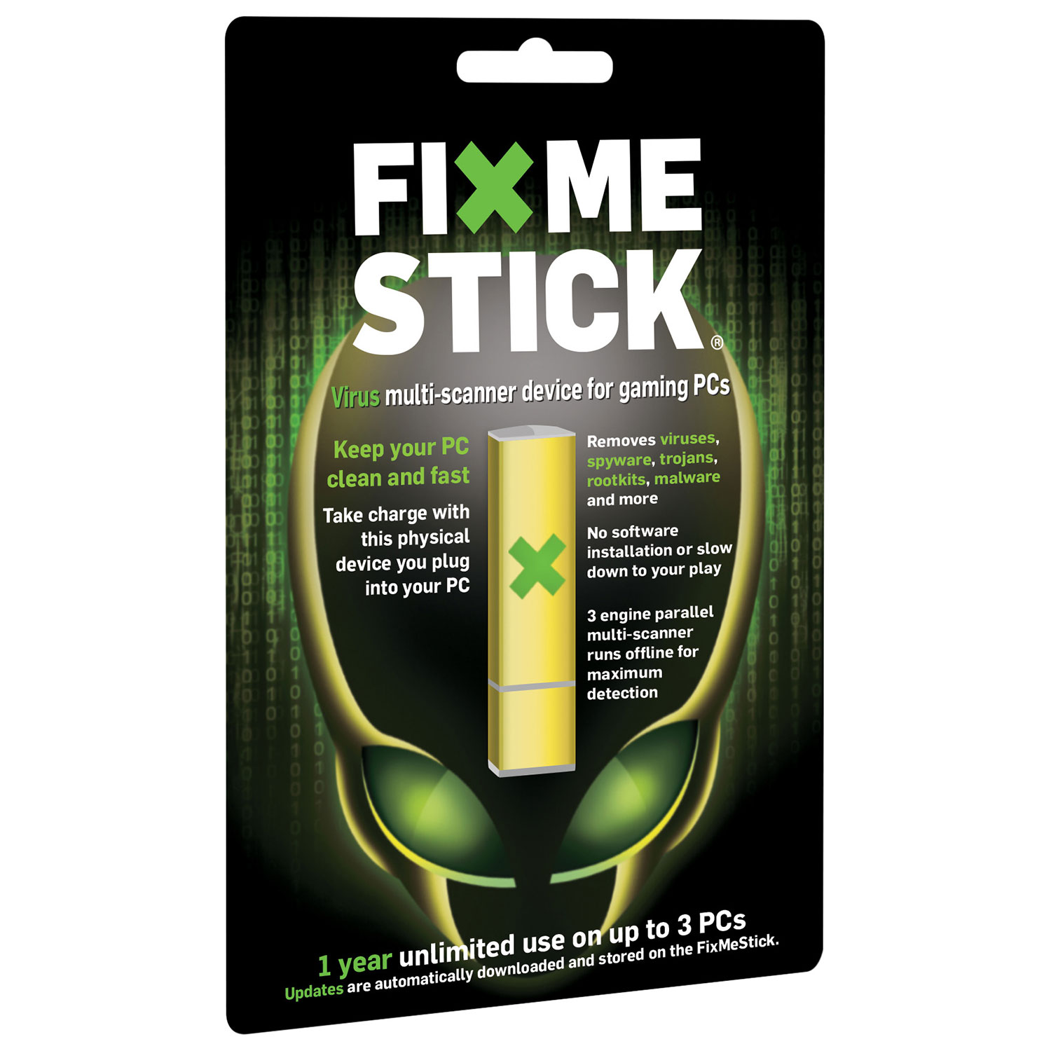 Dispositif de désinfection contre les virus FixMeStick - 3 appareils - 1 an