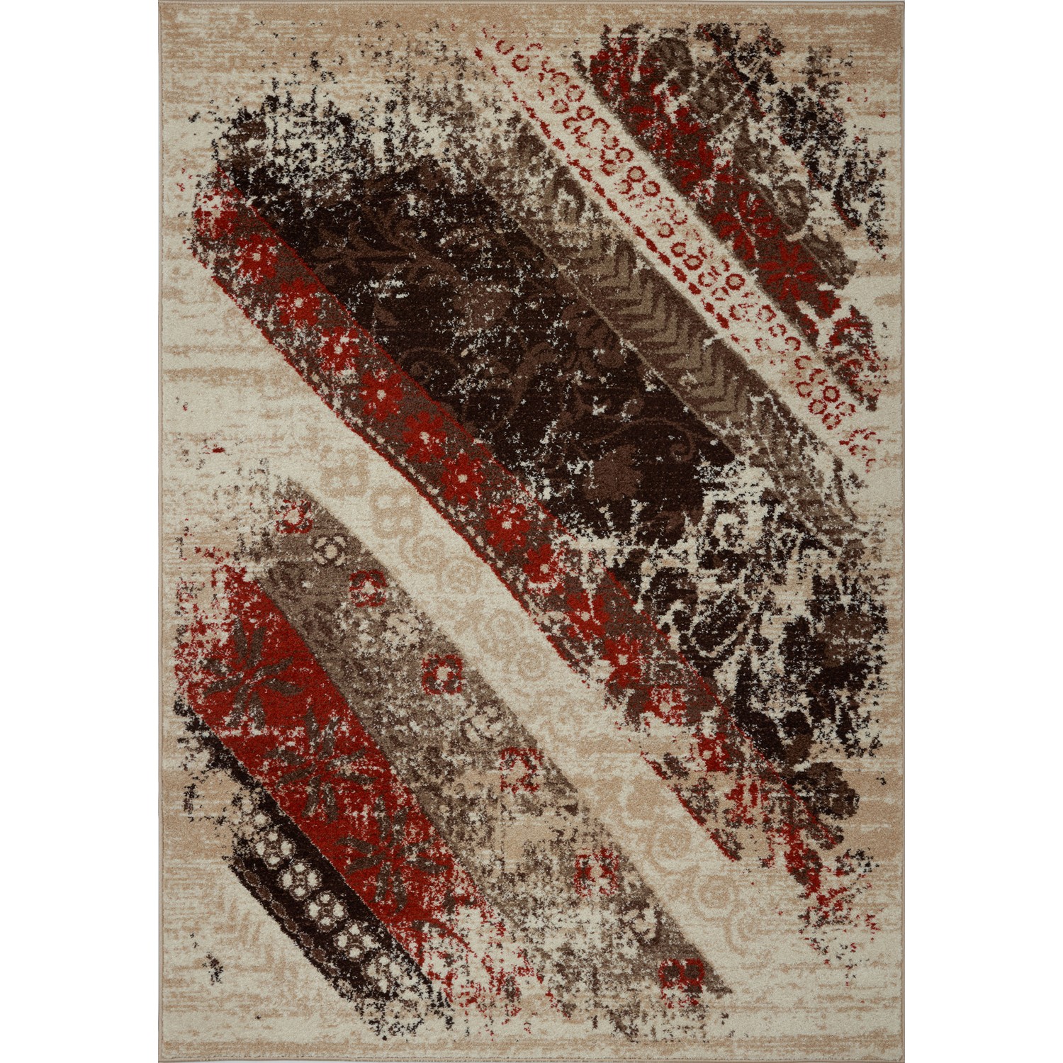 LA Dole Dixie Rectangle Area Rug - Orange