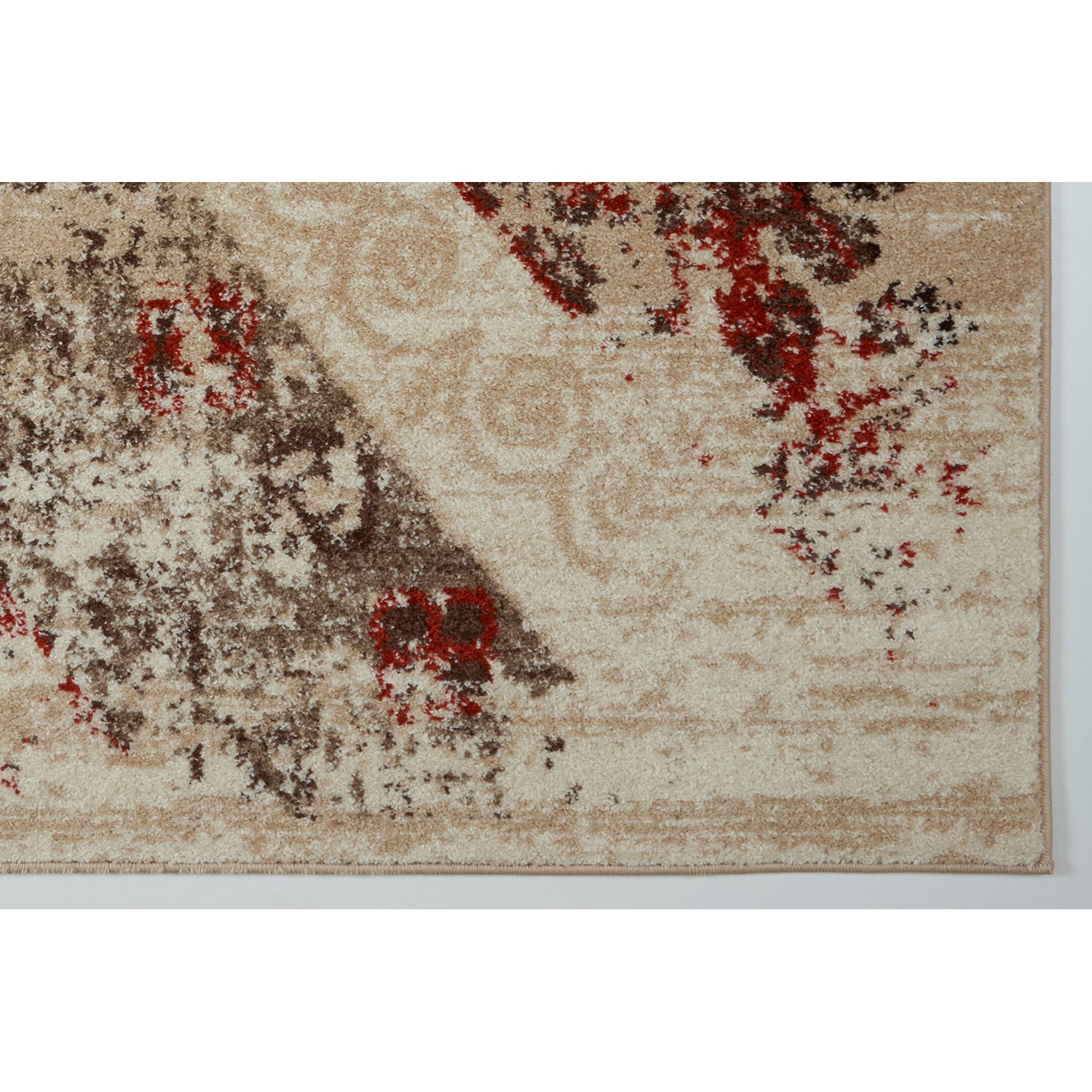 LA Dole Dixie Rectangle Area Rug - Orange