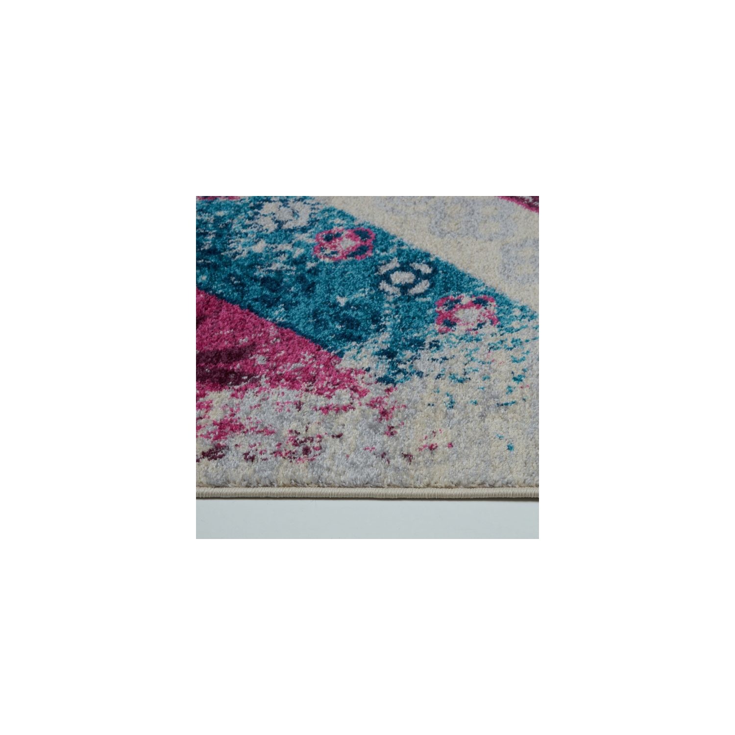 LA Dole Centrepoint Rectangle Area Rug - Cream