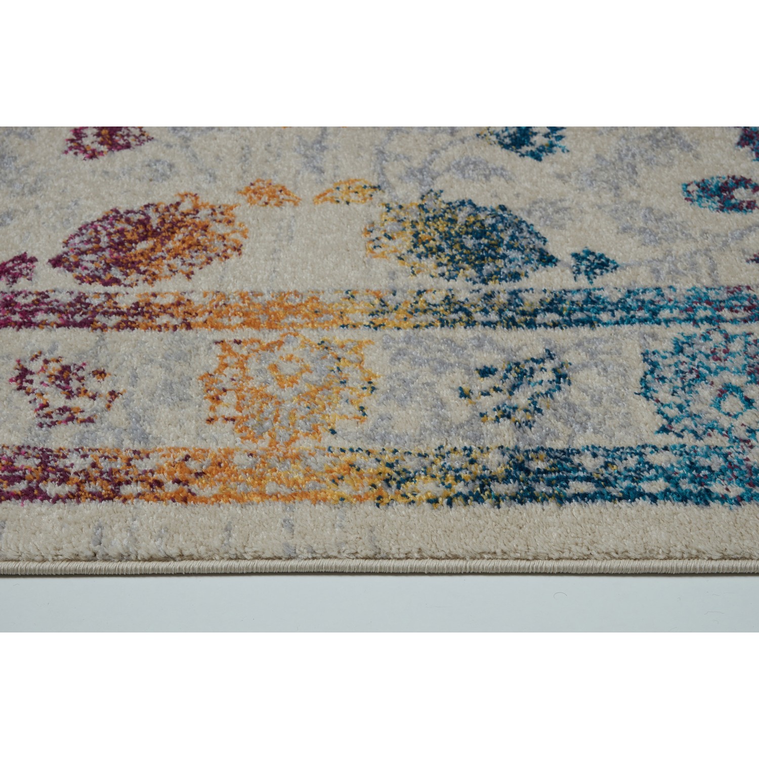 LA Dole Centrepoint Rectangle Area Rug - Cream