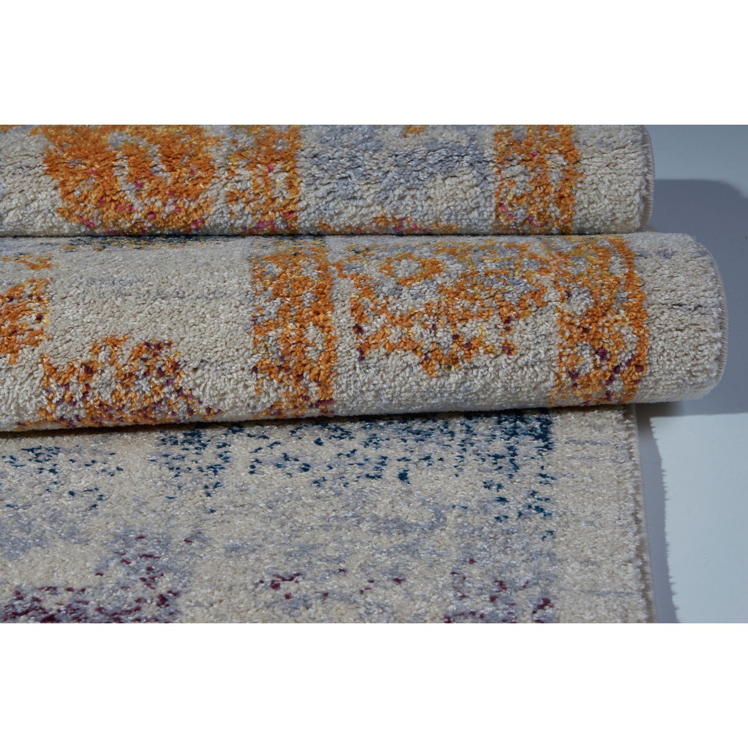 LA Dole Centrepoint Rectangle Area Rug - Cream