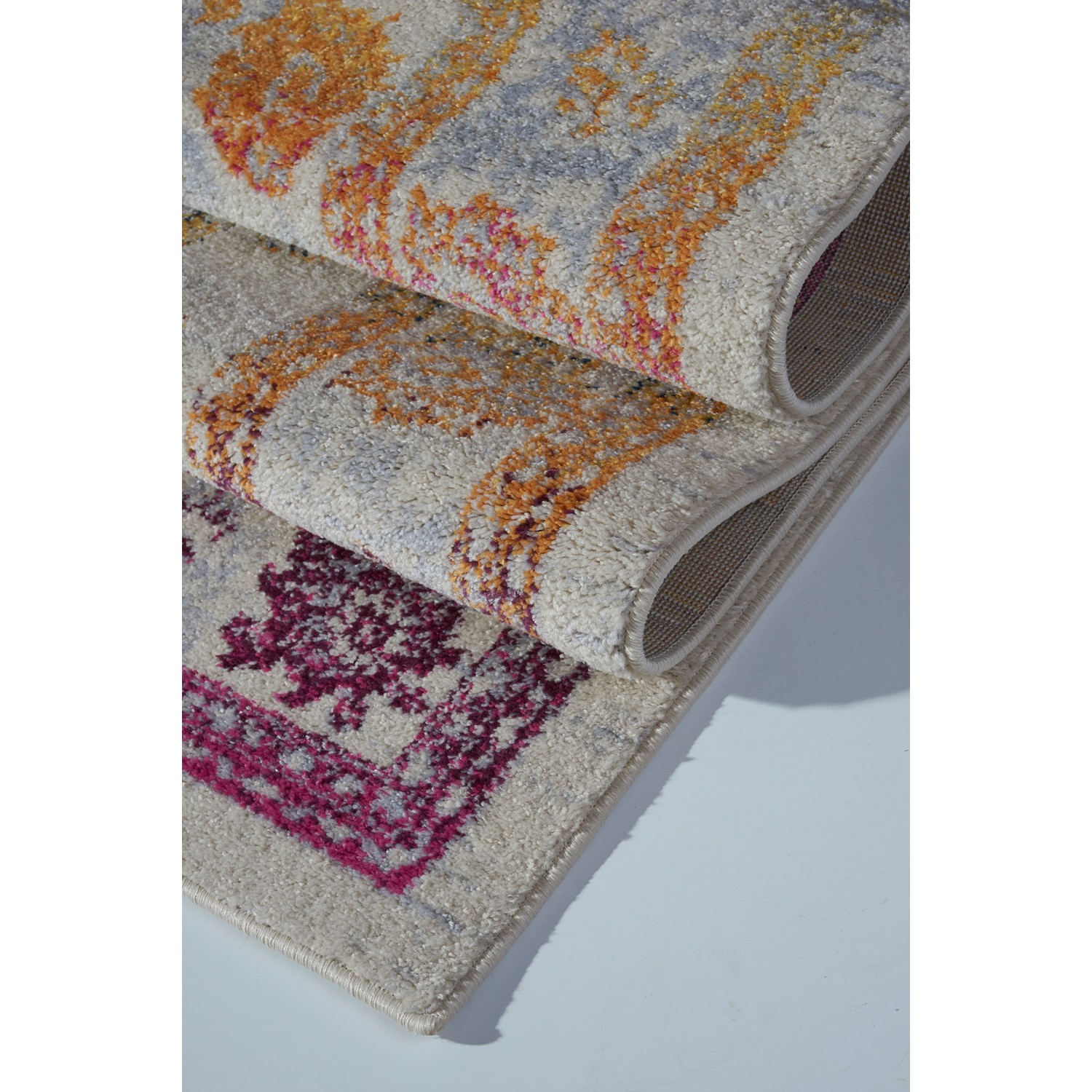 LA Dole Centrepoint Rectangle Area Rug - Cream