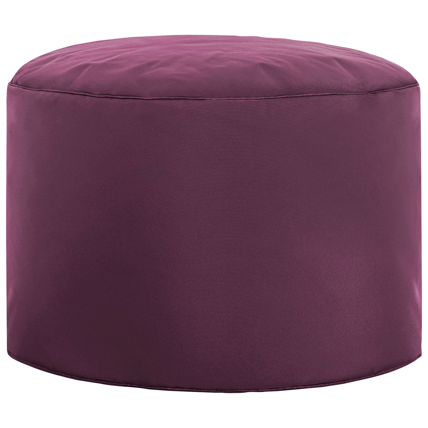 Dotcom Brava Contemporary Polyester Pouf - Purple
