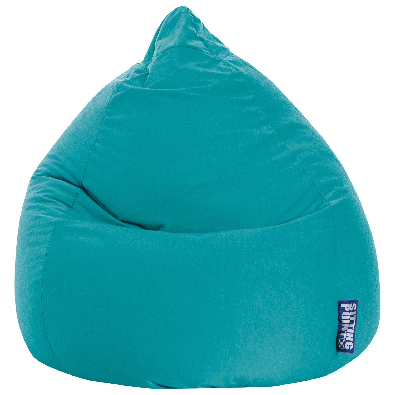 Easy Contemporary Polyester Bean Bag Chair - Turquoise