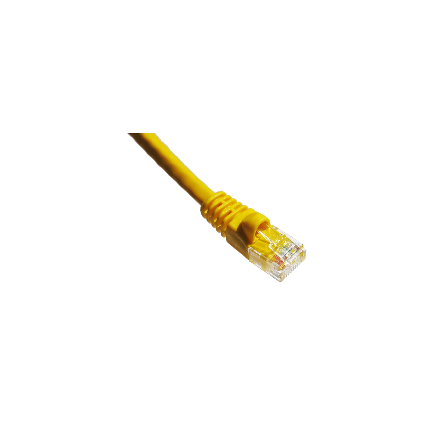 Axiom – Câble de raccordement moulé Cat5e 350 mhz 25 pi de mémoire, jaune
