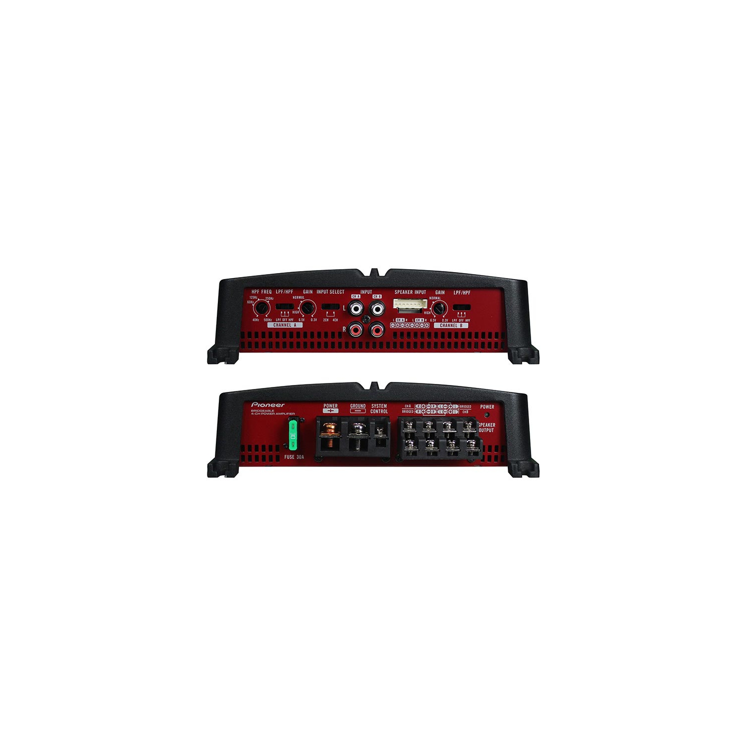 Amplificateur de voiture 4 canaux Pioneer GM-A4704 — 40 watts RMS x 4