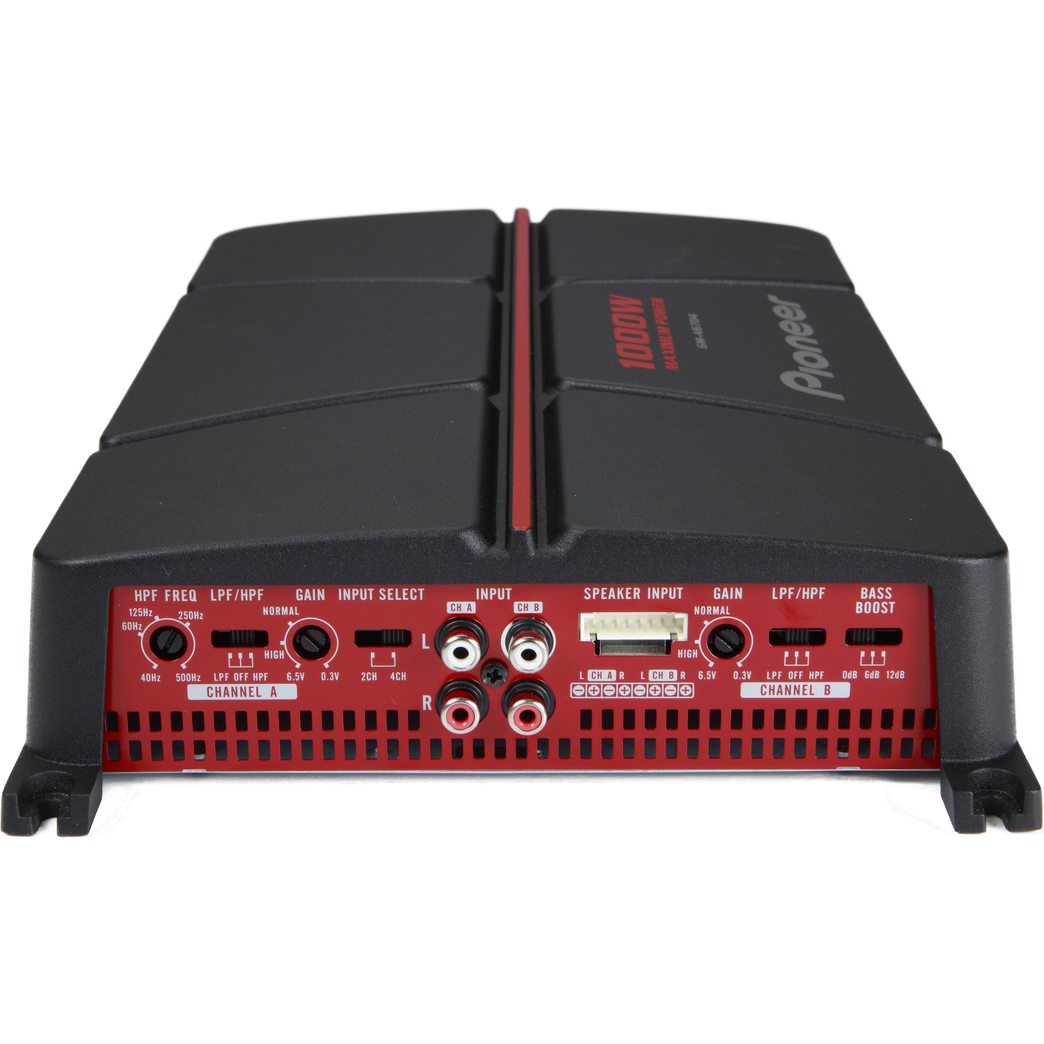 Pioneer GM-A6704 Amplificateur de voiture pontable à 4 canaux avec amplification des basses