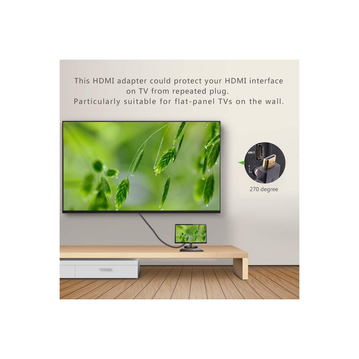 UGREEN HDMI Male to Female Adapter--Right