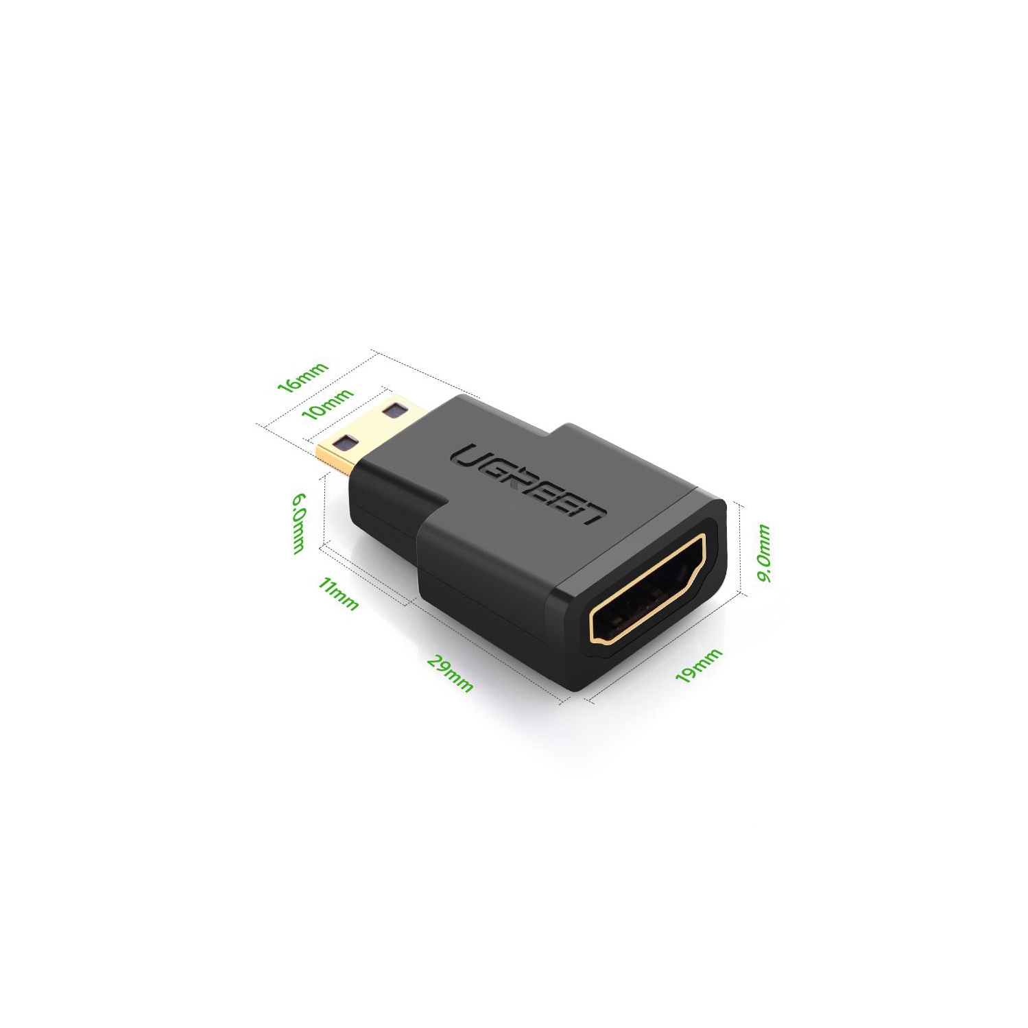 UGREEN Mini HDMI Male Type C to HDMI Female Adapter Gold Plated