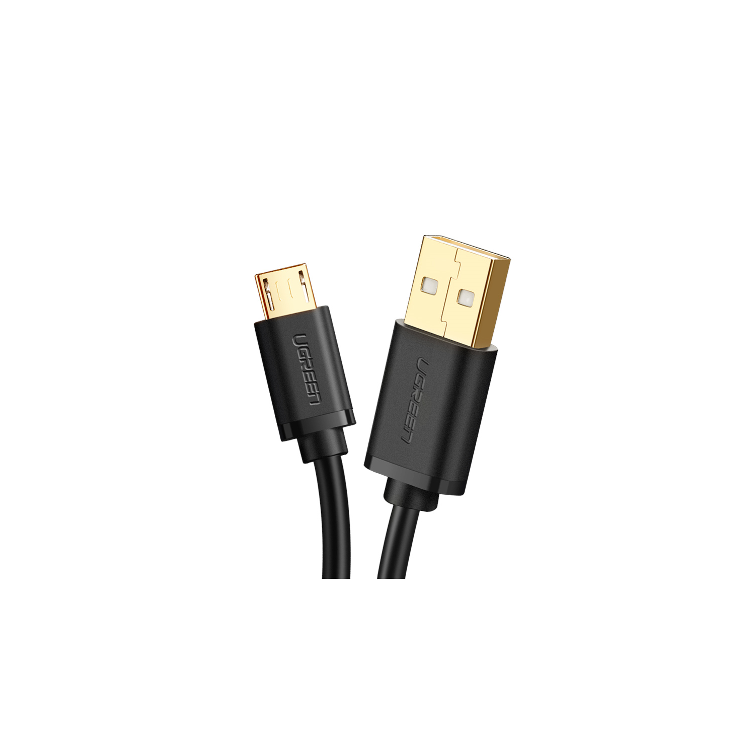 UGREEN Micro-USB male to USB male cable gold-plated 0.25M-3M: 28+22AWG OD:4.5MM White