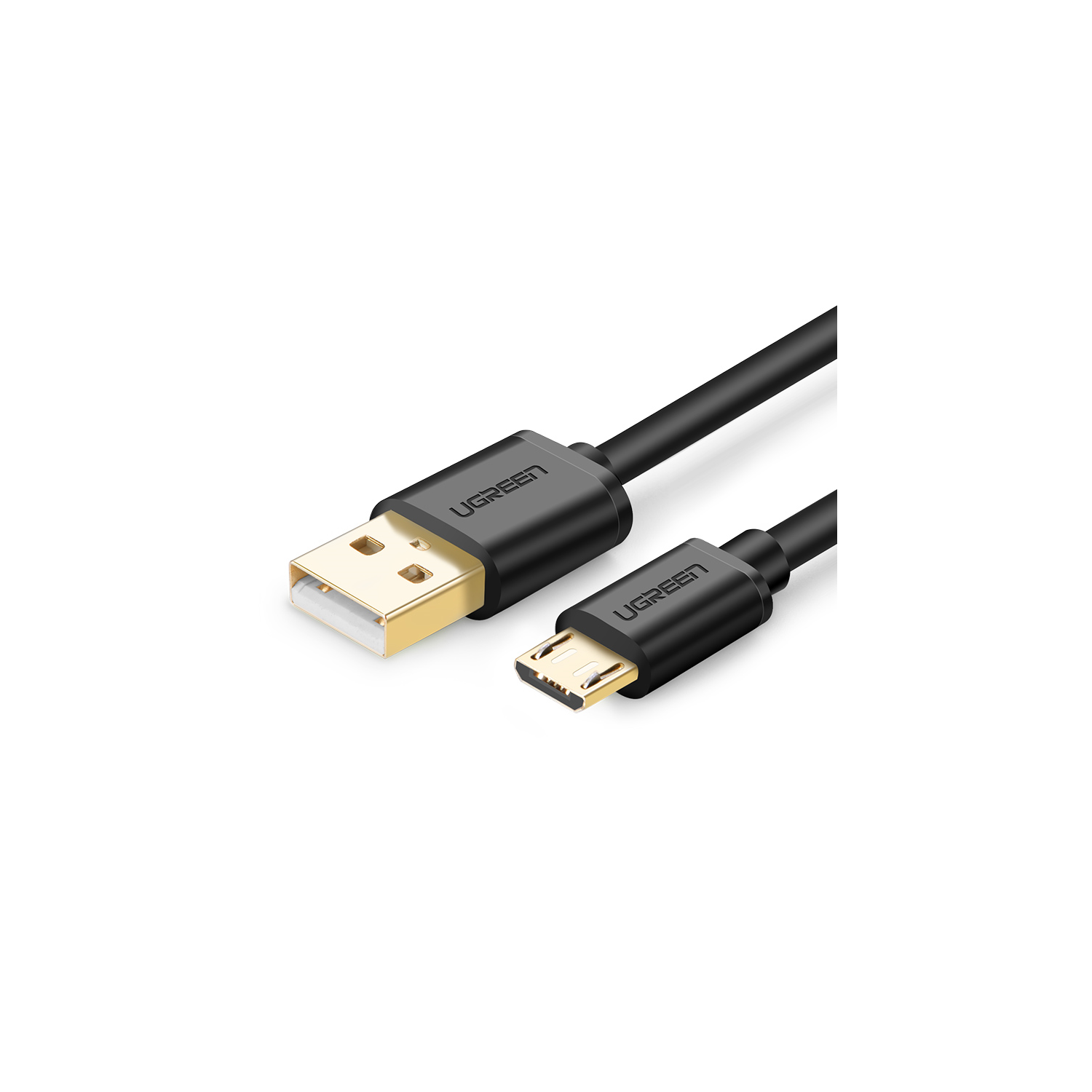 UGREEN Micro-USB male to USB male cable gold-plated 0.25M-3M: 28+22AWG OD:4.5MM White