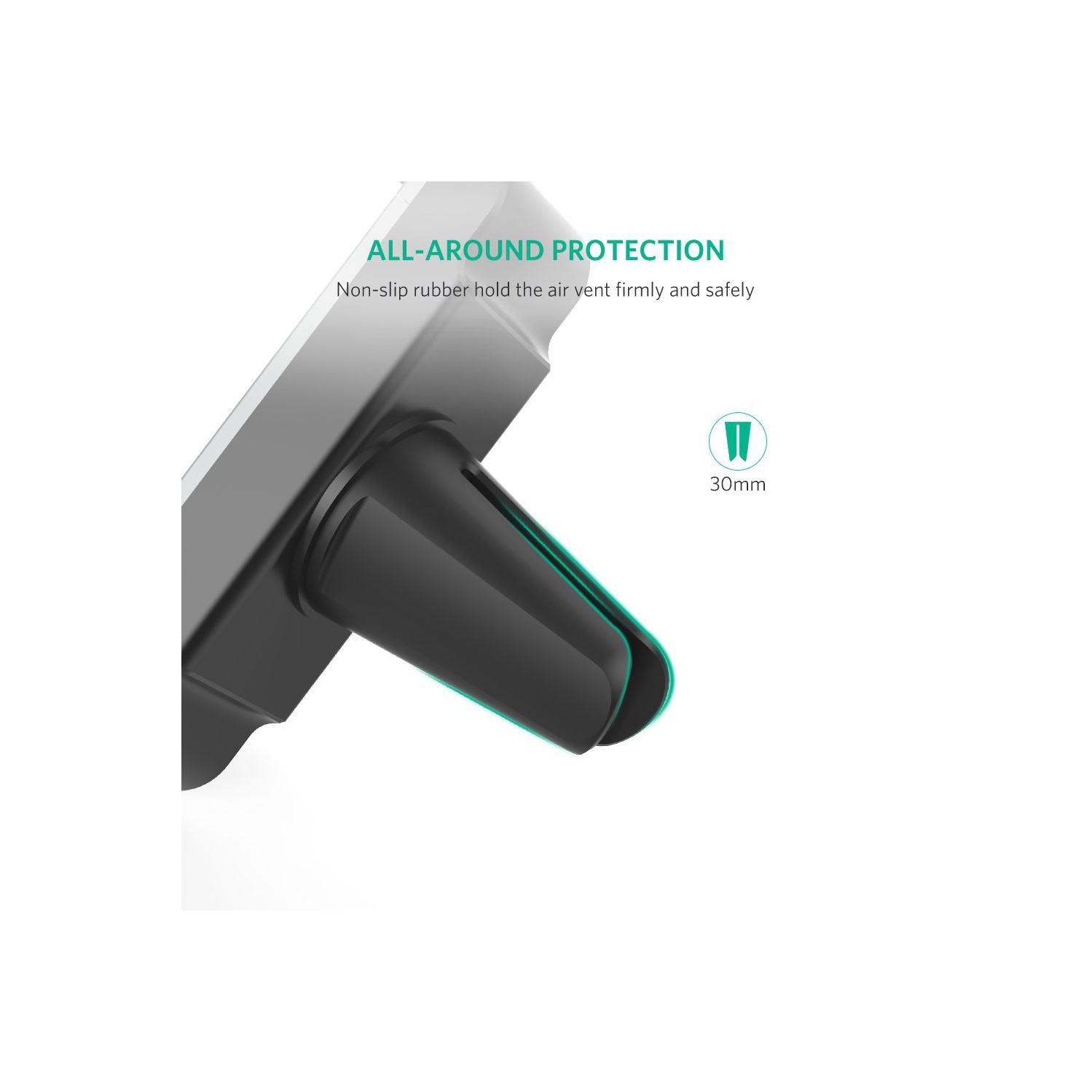 UGREEN Car Phone Mount Air Vent Cell Phone Stand Cradle 360 Degree Rotation Compatible for iPhone 11 Pro XS Max XR X 8 7 6S...