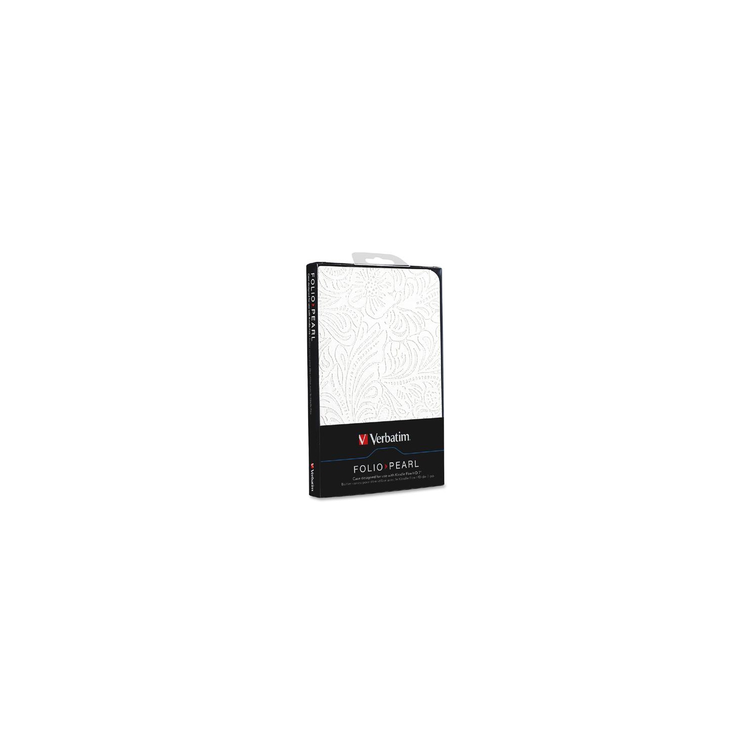 Verbatim Folio Case for Kindle Fire HD 7 , 98076, Pearl White
