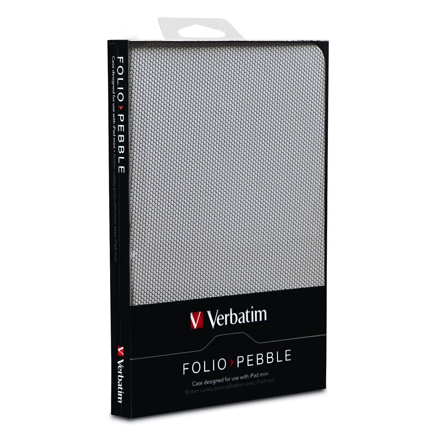 Verbatim – Étui folio Hex pour iPad Mini, gris galet 98101