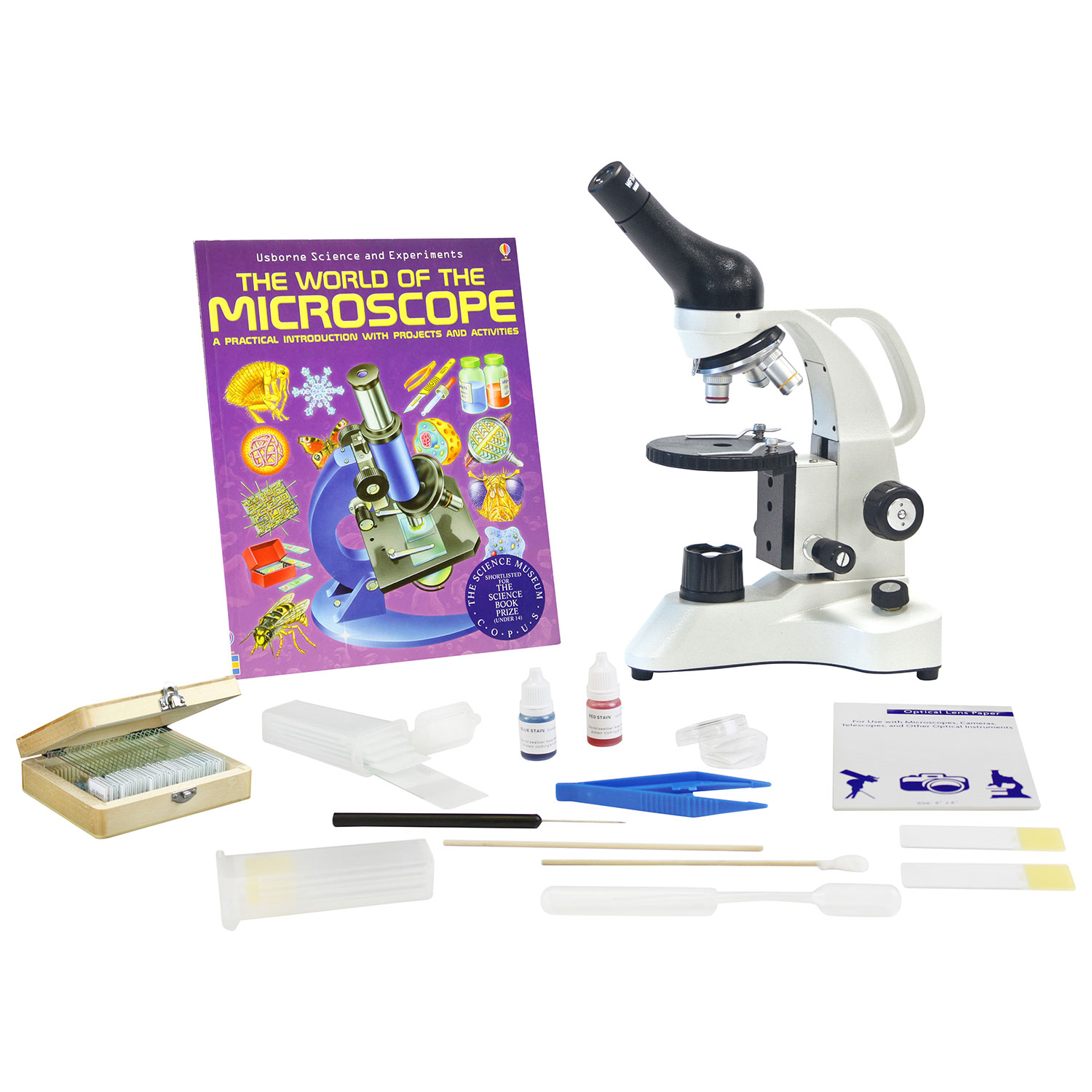 Walter Products Monocular Compound Microscope with LED Illumination