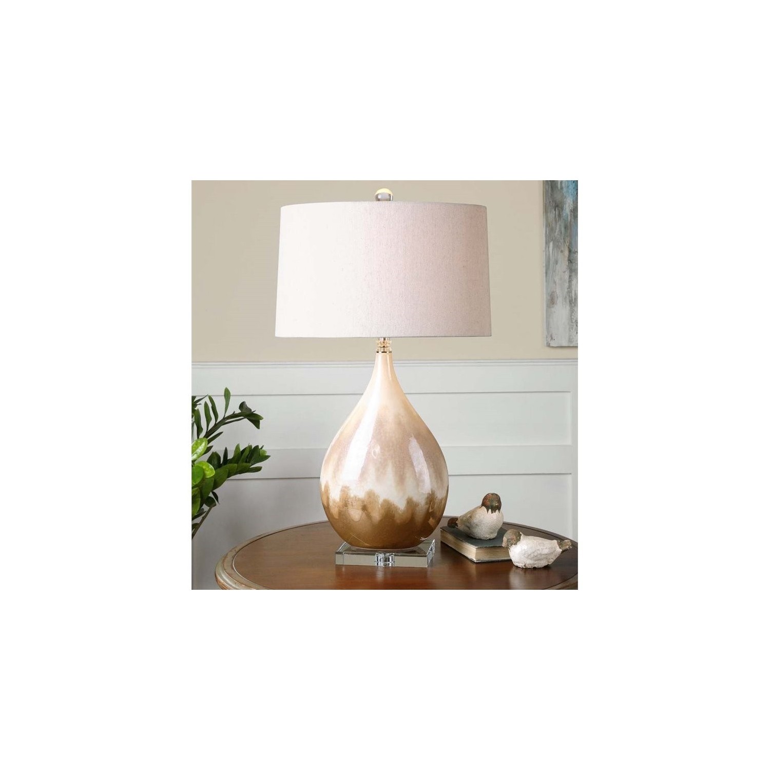 Uttermost Flavian Glazed Ceramic Lamp