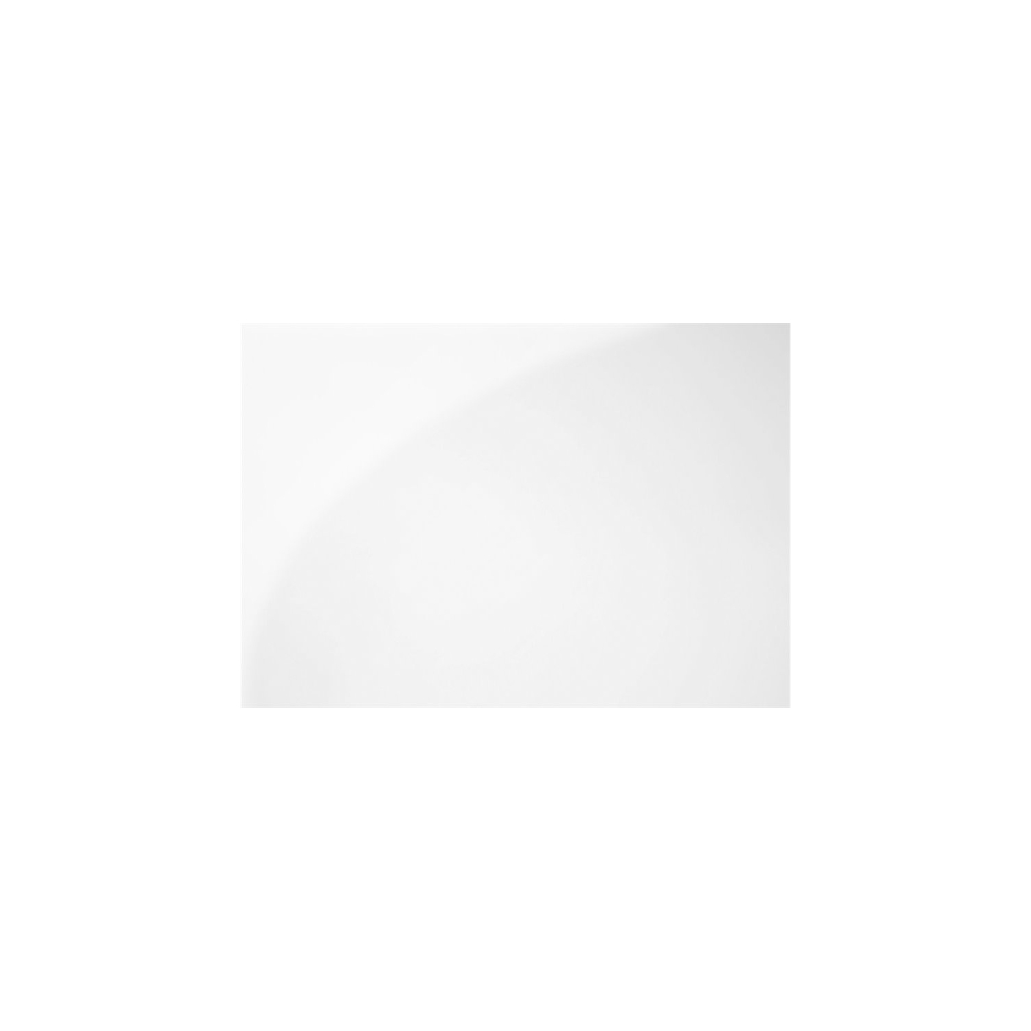 Coffee Table Accent Cocktail Living Room 44"L Tempered Glass Glossy White