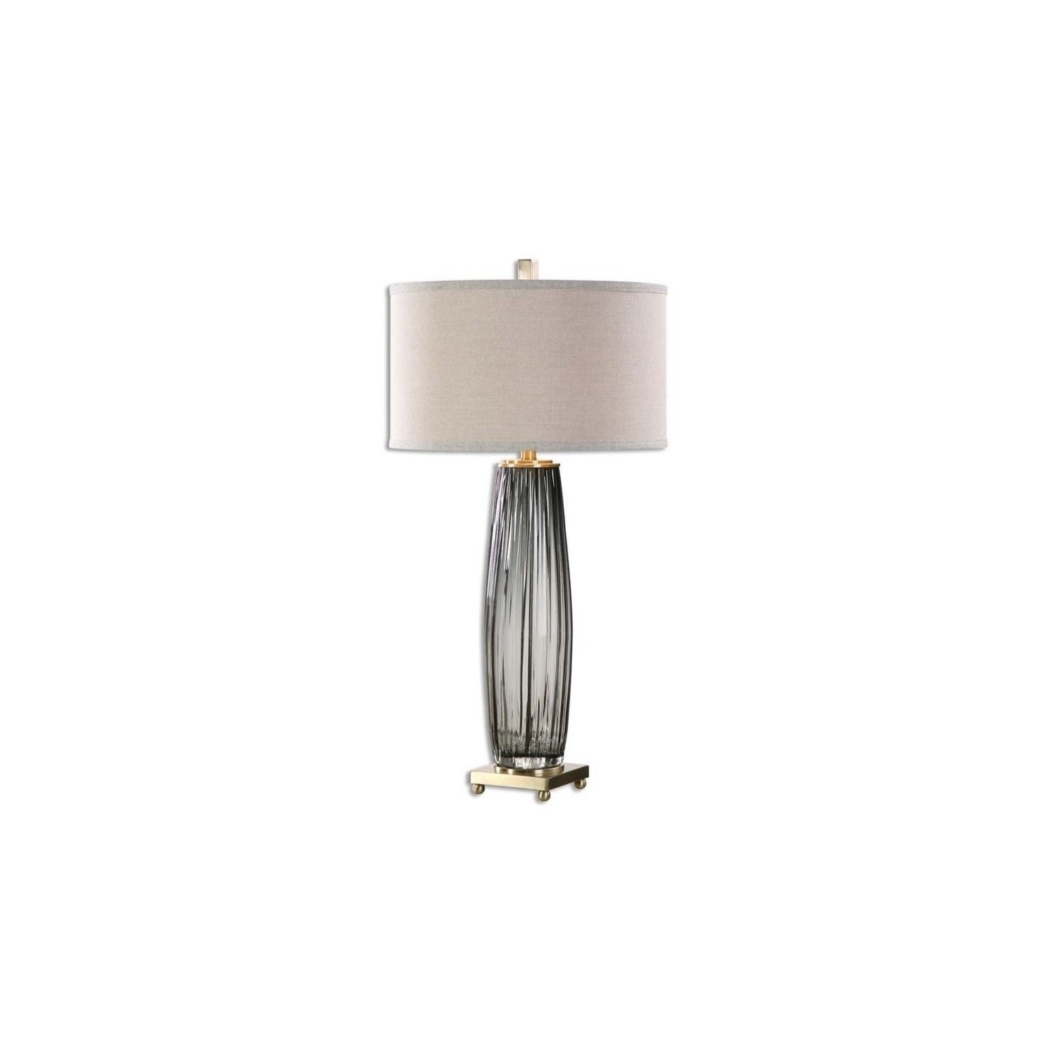 Uttermost Vilminore Gray Glass Table Lamp