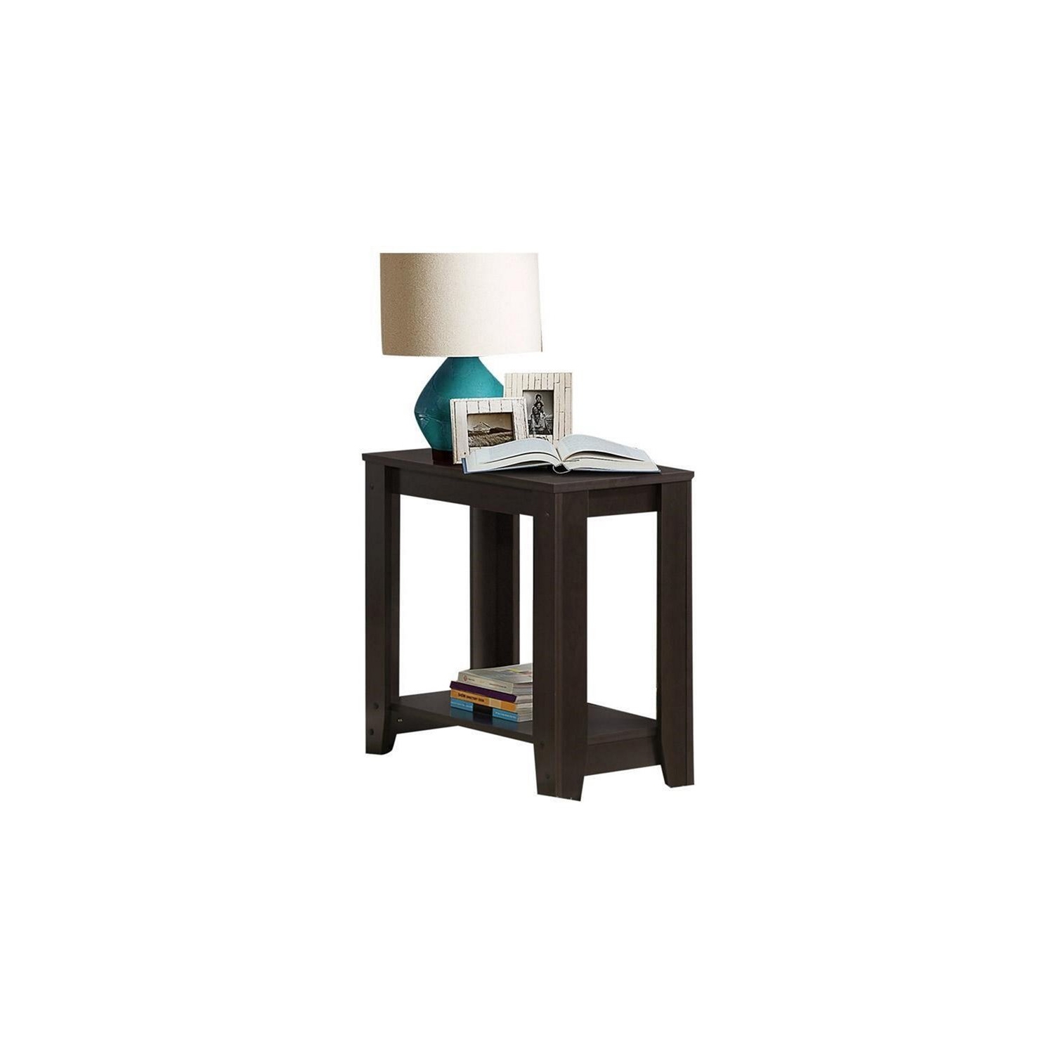 Accent Table Side End Nightstand Lamp Living Room Bedroom Laminate Brown