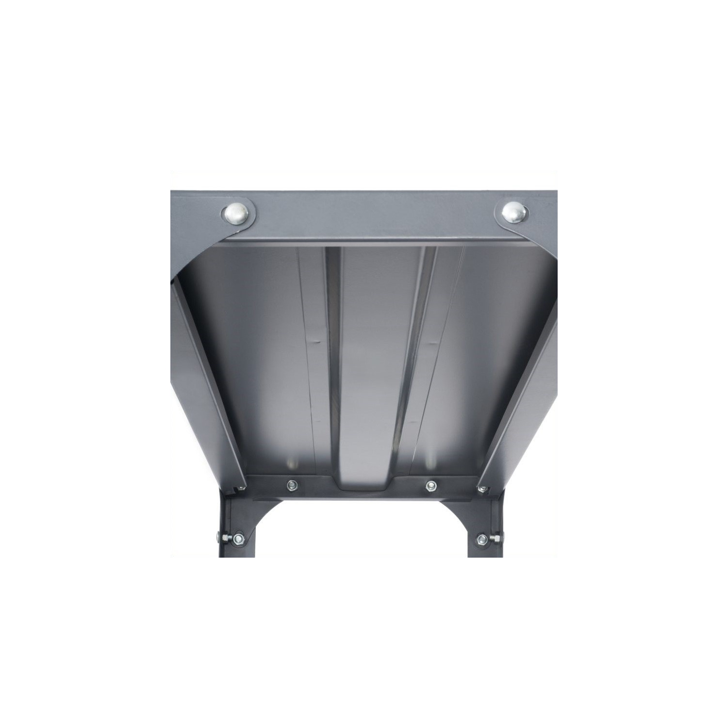 Safco 36 x 12 Commercial 6 Shelf Kit in Dark Grey Finish