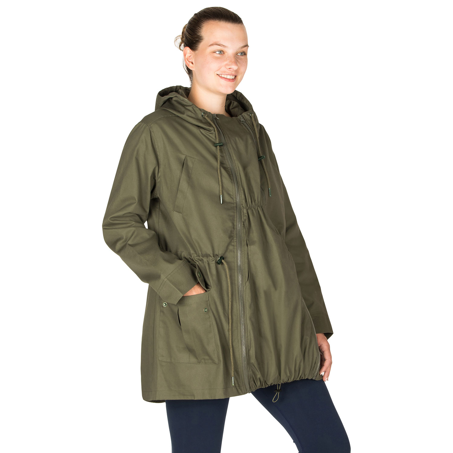 Manteau de maternité Lara de Modern Eternity - Moyen - Kaki