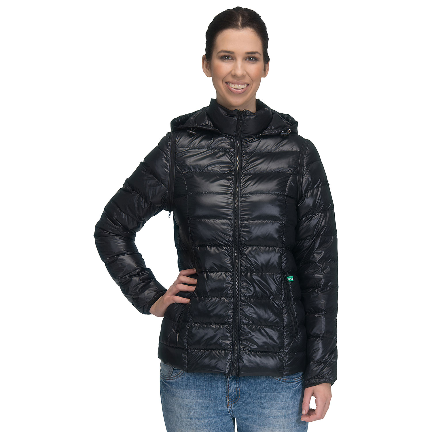 Modern Eternity Lola Down Filled Maternity Jacket - X-Small - Navy