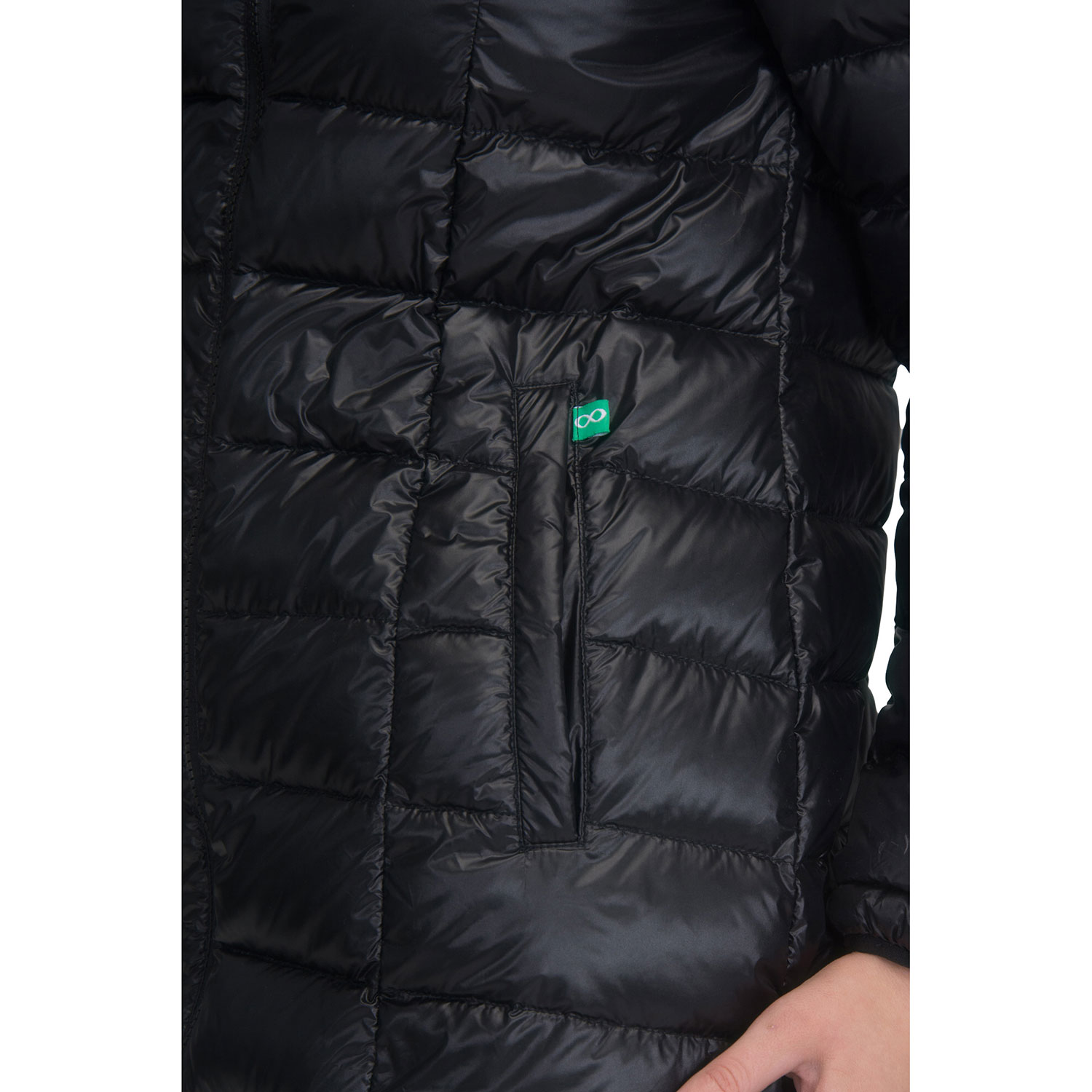 Modern Eternity Ashley Lightweight Down Maternity Jacket - X-Large - Black