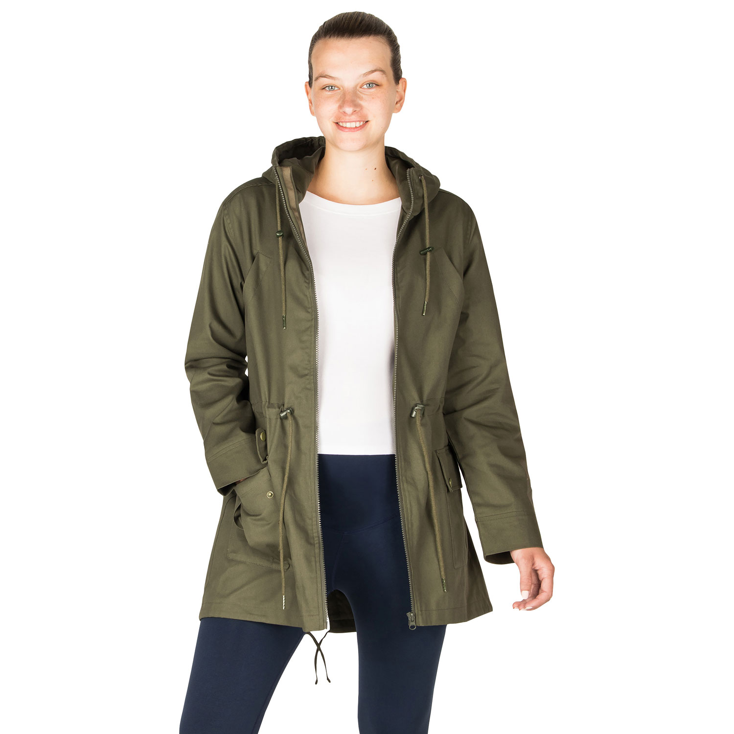 Manteau de maternité Lara de Modern Eternity - Petit - Kaki