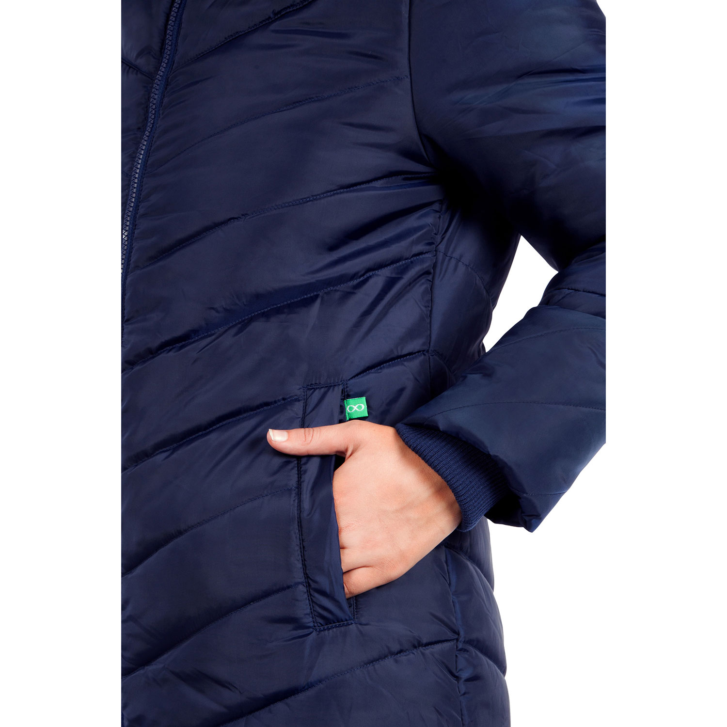 Doudoune de maternité matelassée Lexie de Modern Eternity - Petit - Bleu marine