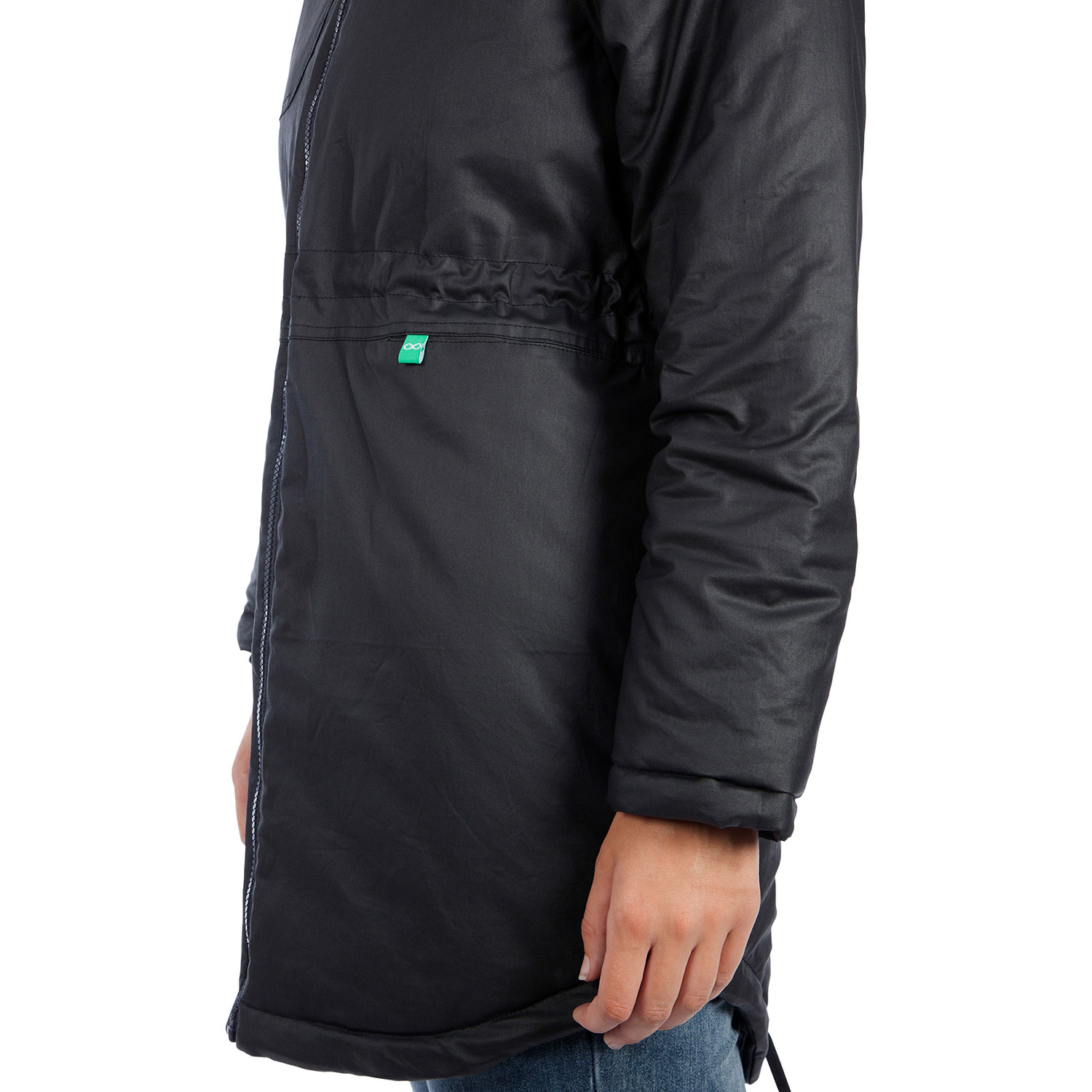 Modern Eternity Rachel Maternity Puffer Coat - Medium - Black