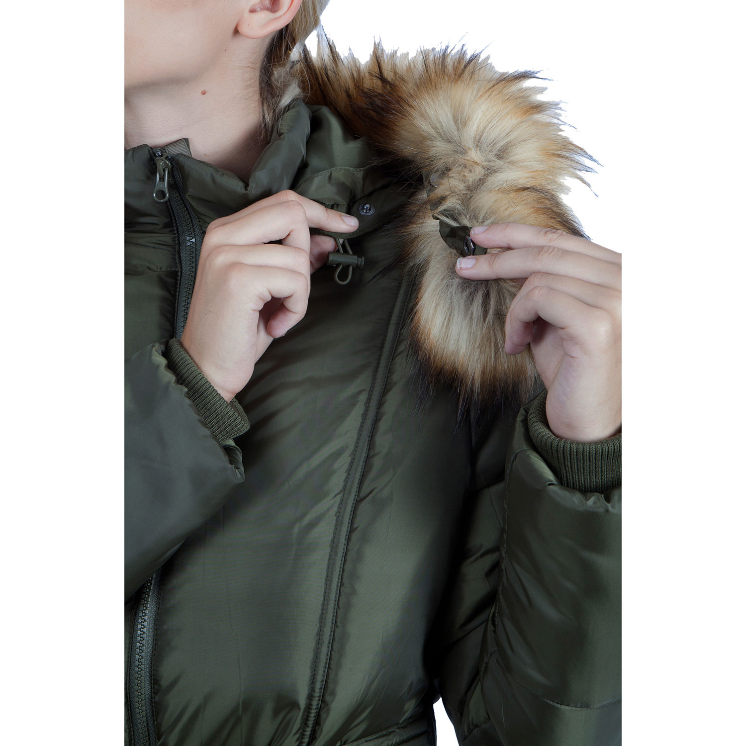 Doudoune de maternité Rachel de Modern Eternity - Petit - Vert kaki