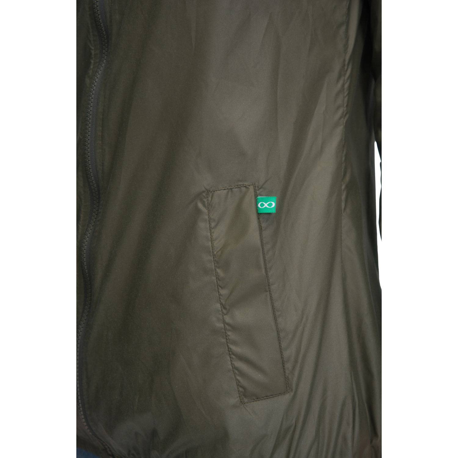 Coupe-vent de maternité imperméable Ciara de Modern Eternity - Très petit - Vert kaki