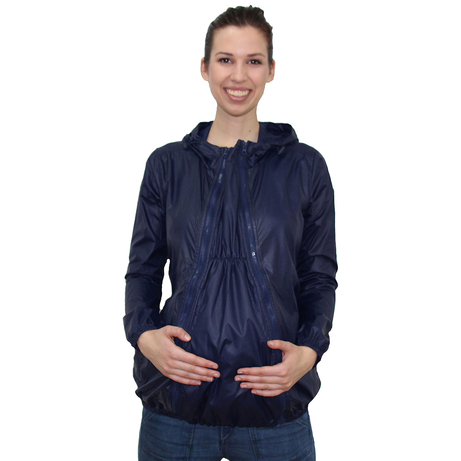 Coupe-vent de maternité imperméable Ciara de Modern Eternity - Très petit - Bleu marine