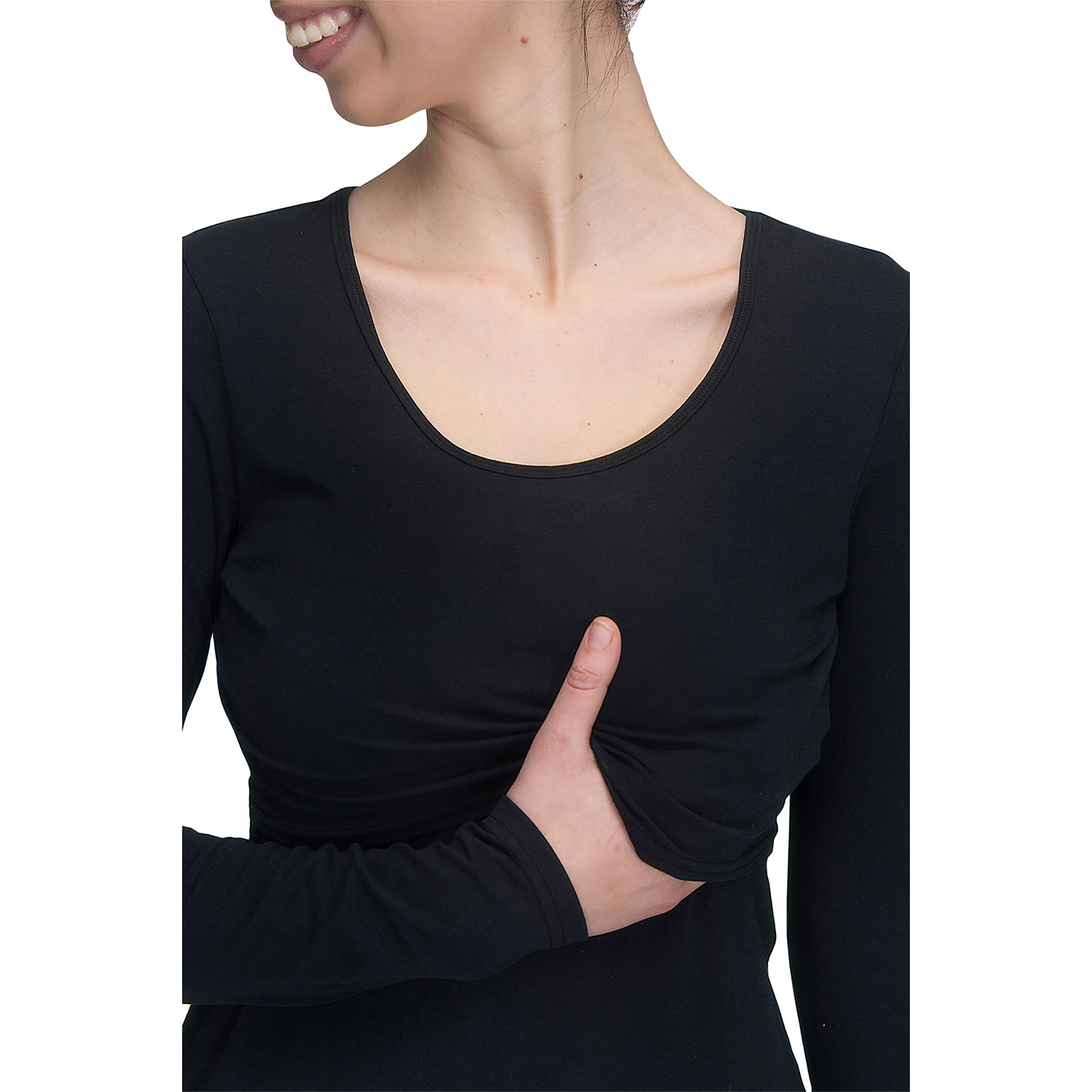 Modern Eternity Charlotte Maternity Nursing Top - Small - Black