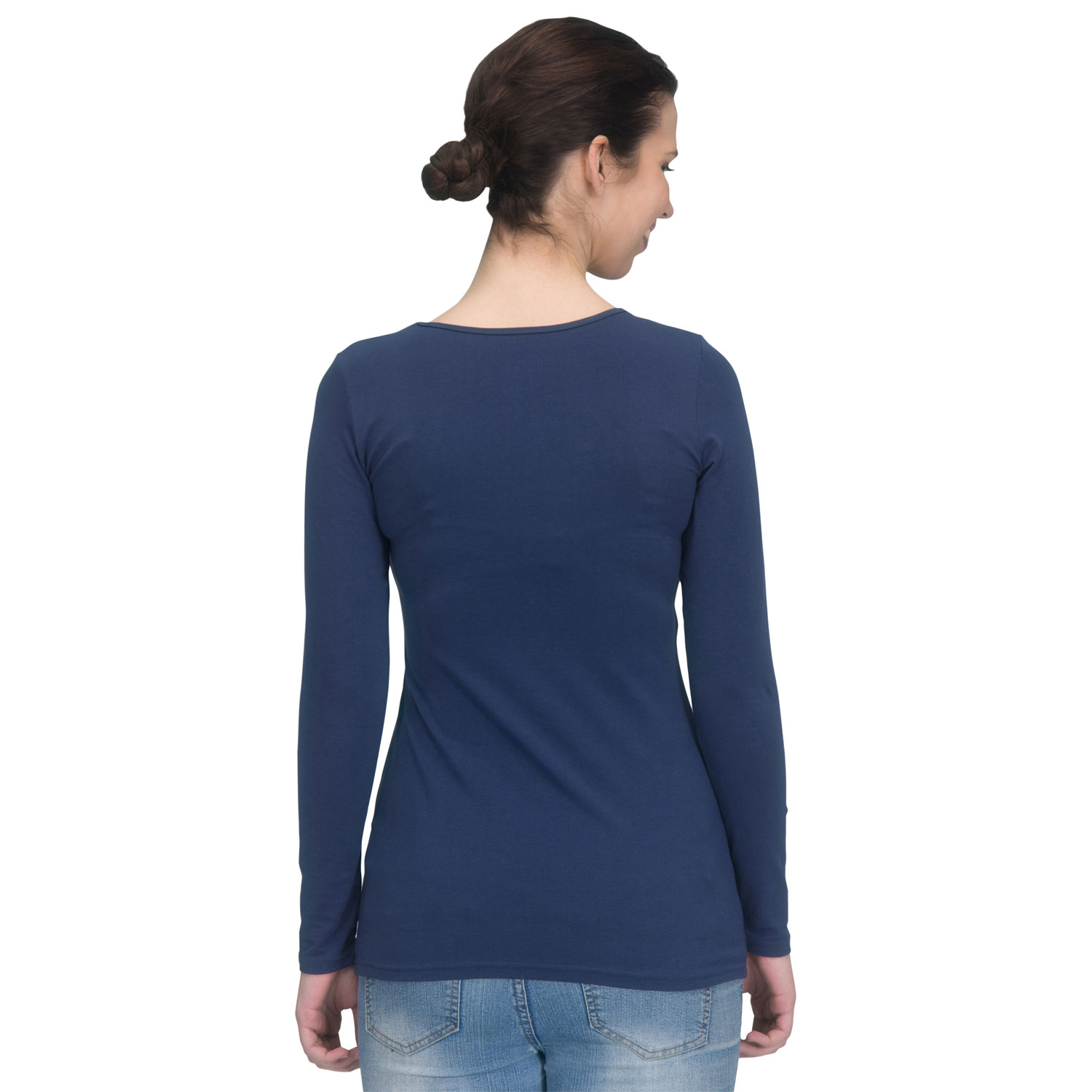 Haut de maternité et d'allaitement Charlotte de Modern Eternity - Petite - Bleu marine