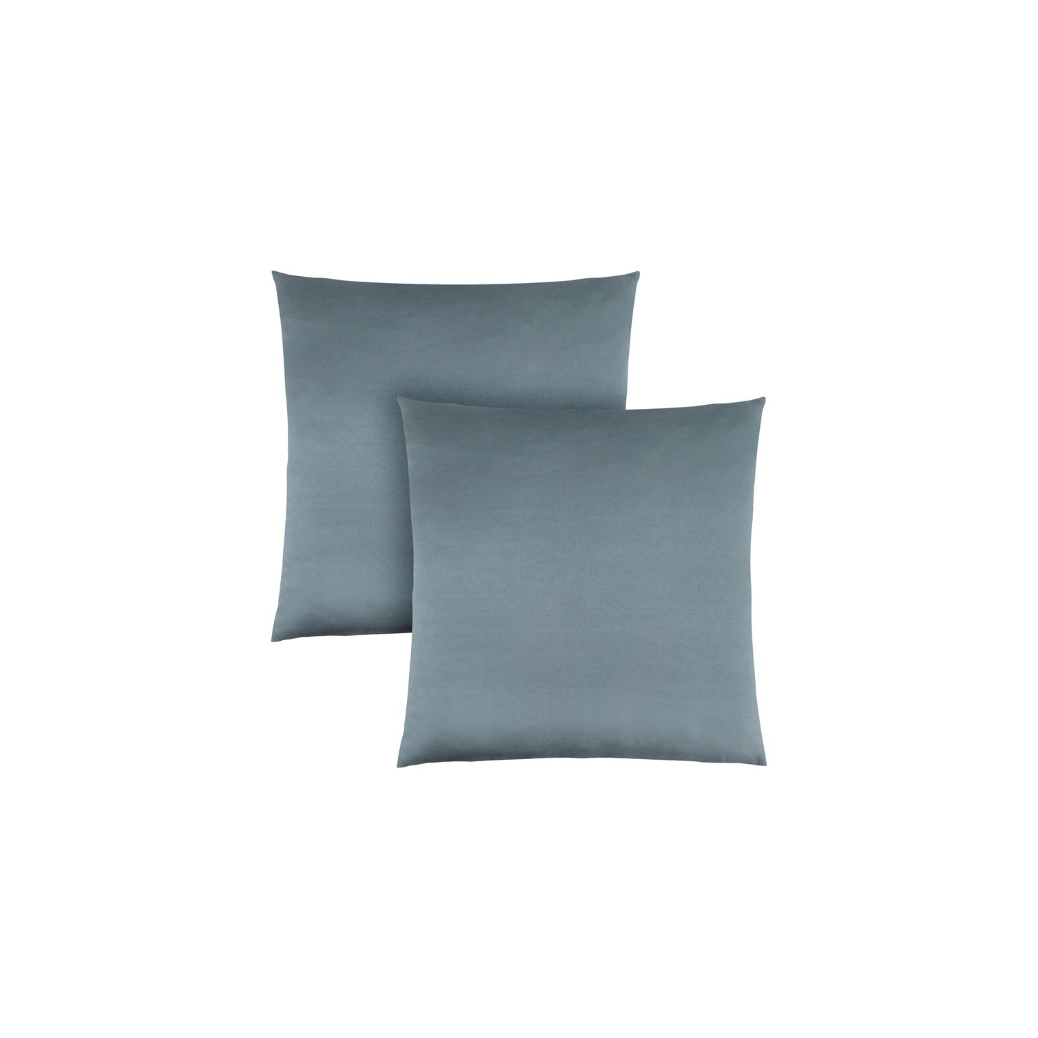 PILLOW - 18"X 18" / PALE BLUE SATIN / 2PCS