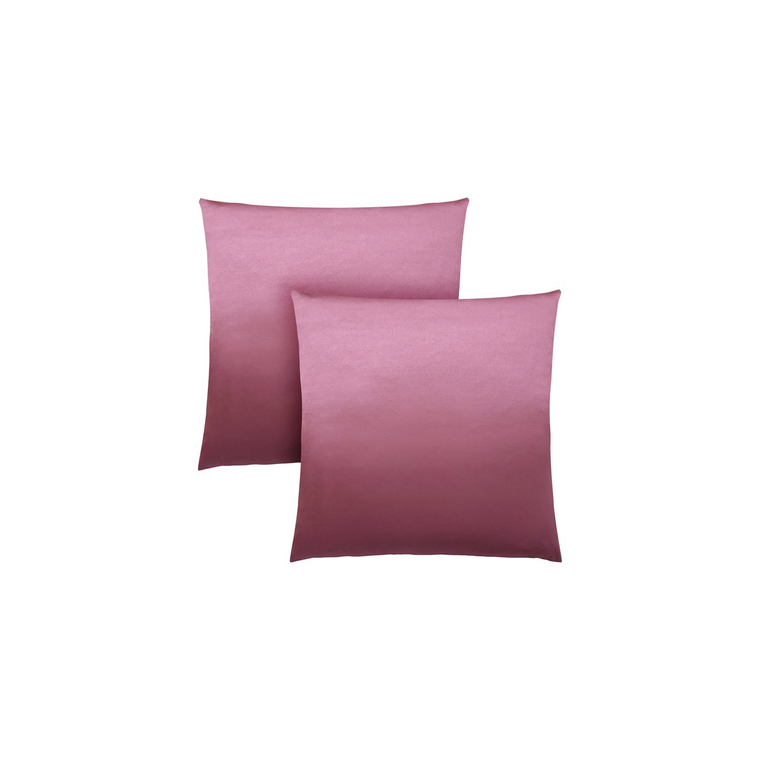 PILLOW - 18"X 18" / PINK SATIN / 2PCS