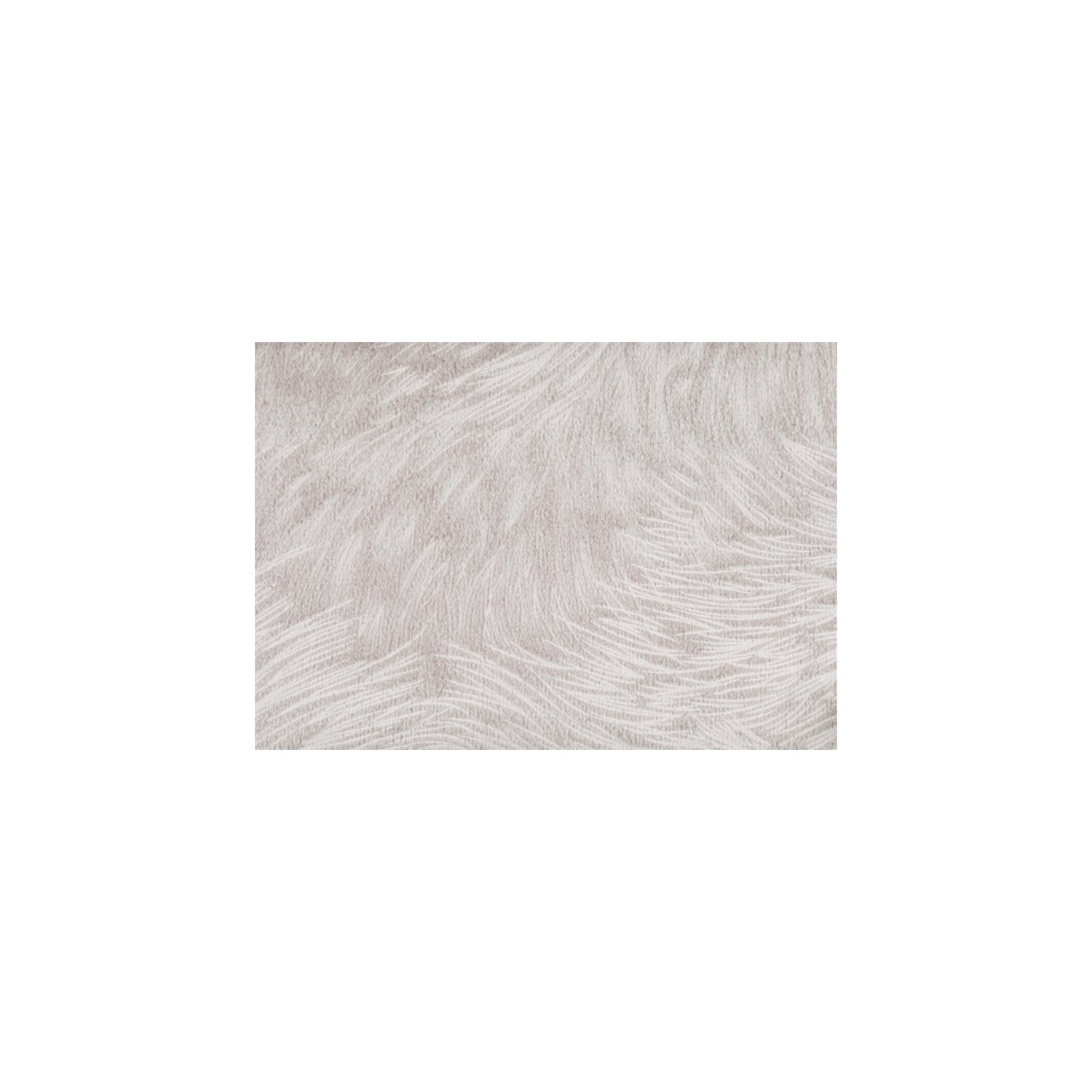 PILLOW - 18"X 18" / LIGHT TAUPE FEATHERED VELVET / 1PC