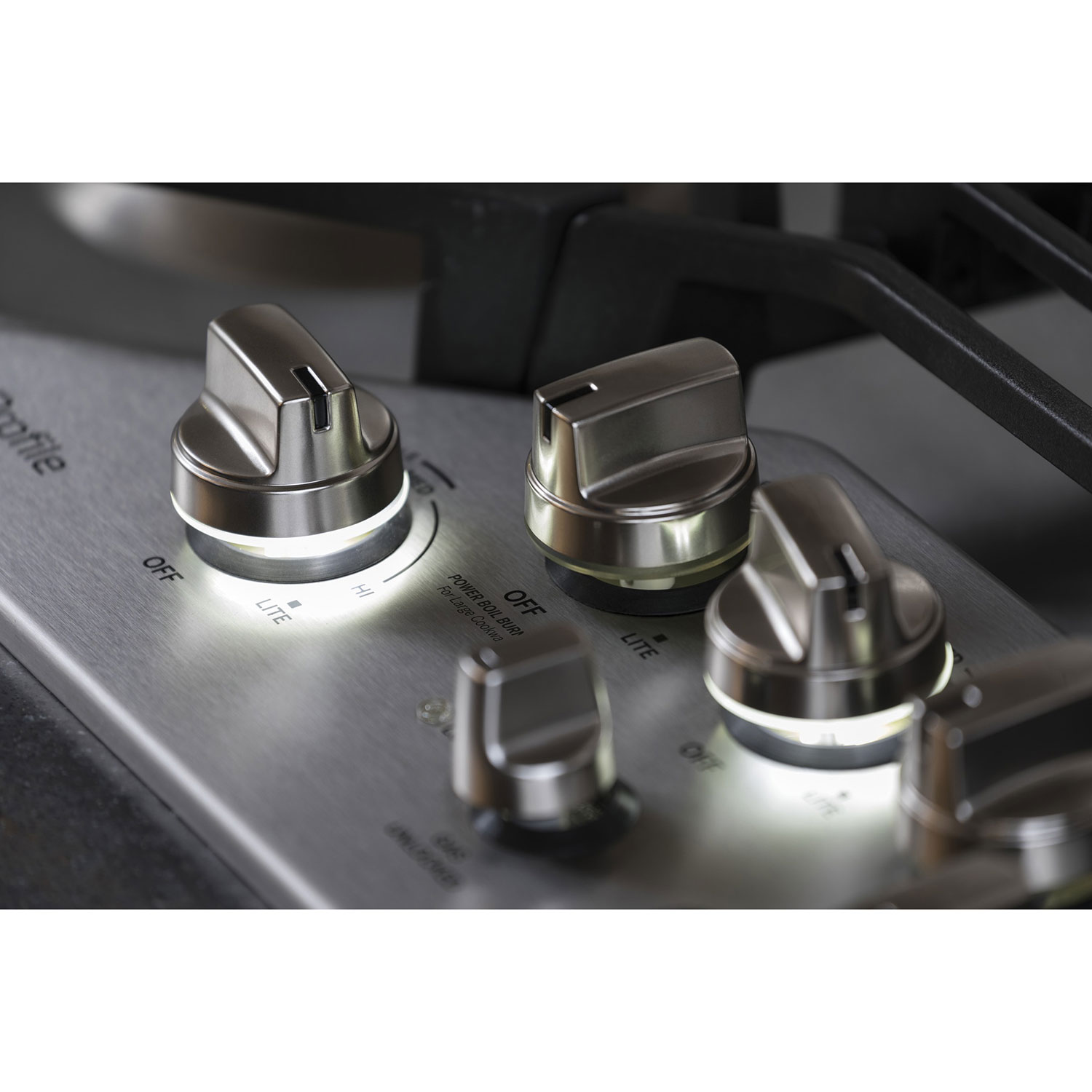 GE Profile 36" 5-Burner Gas Cooktop - Stainless Steel