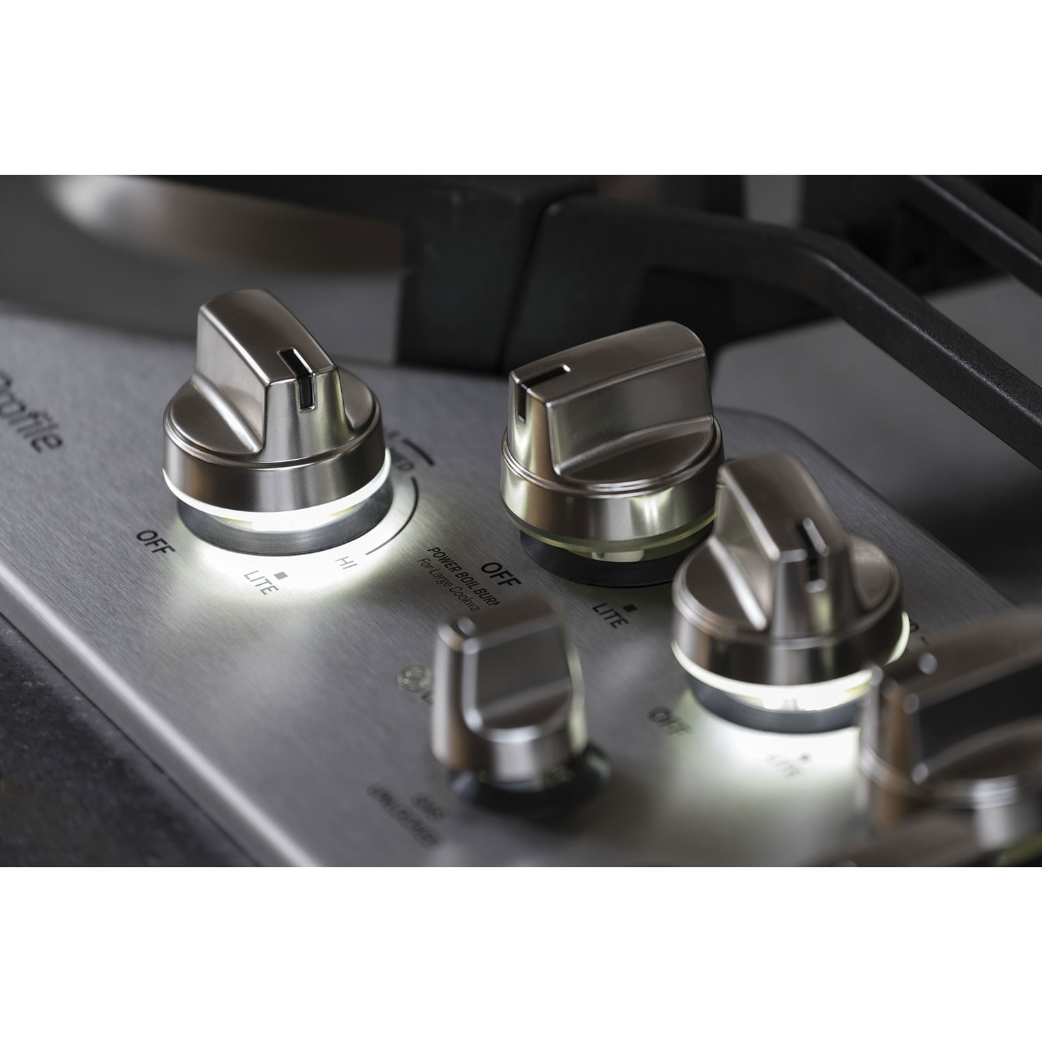 GE Profile 30" 5-Burner Gas Cooktop - Stainless Steel