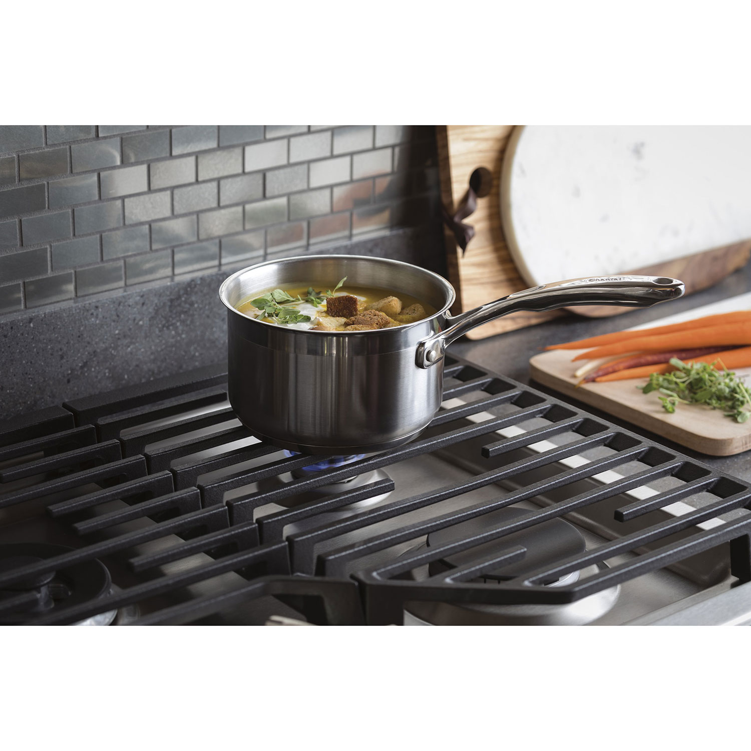 GE Profile 30" 5-Burner Gas Cooktop - Stainless Steel